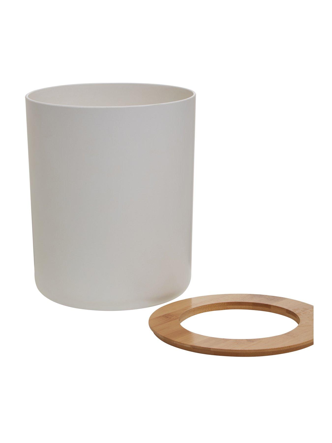 Image 2 of 6 of Interiors By Premier Canyon White Dust Bin