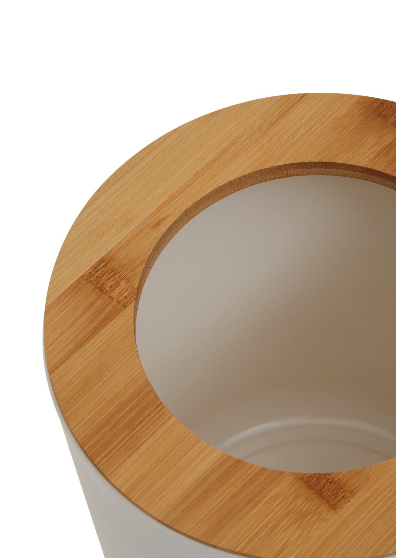 Image 3 of 6 of Interiors By Premier Canyon White Dust Bin