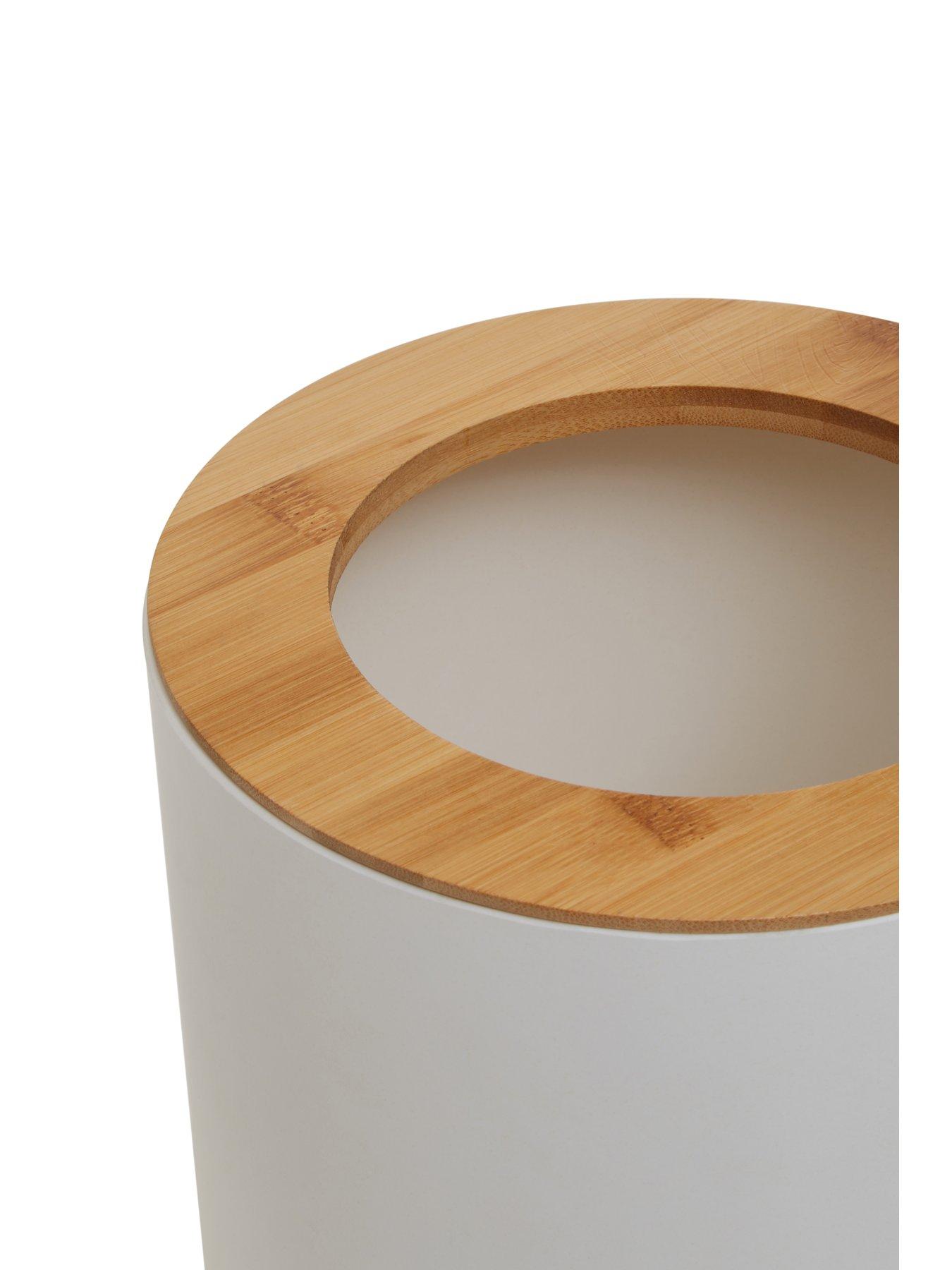 Image 4 of 6 of Interiors By Premier Canyon White Dust Bin