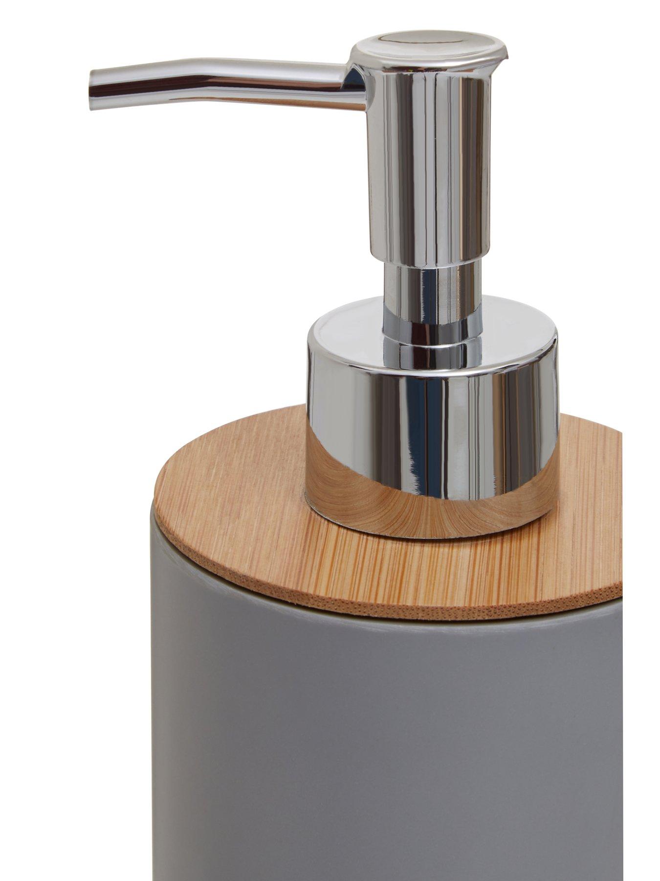  image of interiors-by-premier-canyon-grey-300ml-lotion-dispenser