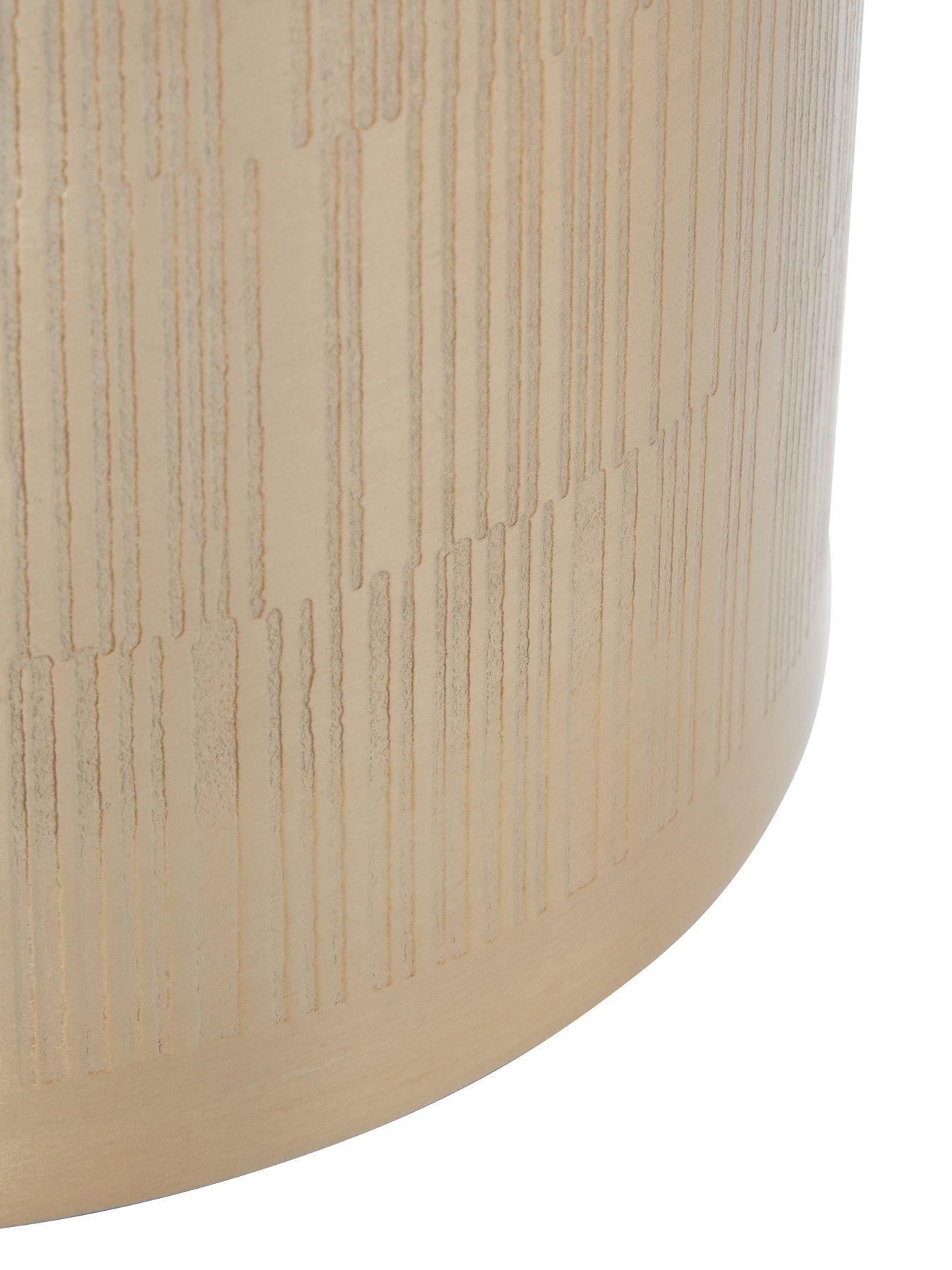 Image 5 of 5 of Interiors By Premier Allegra Champagne Finish Waste Bin