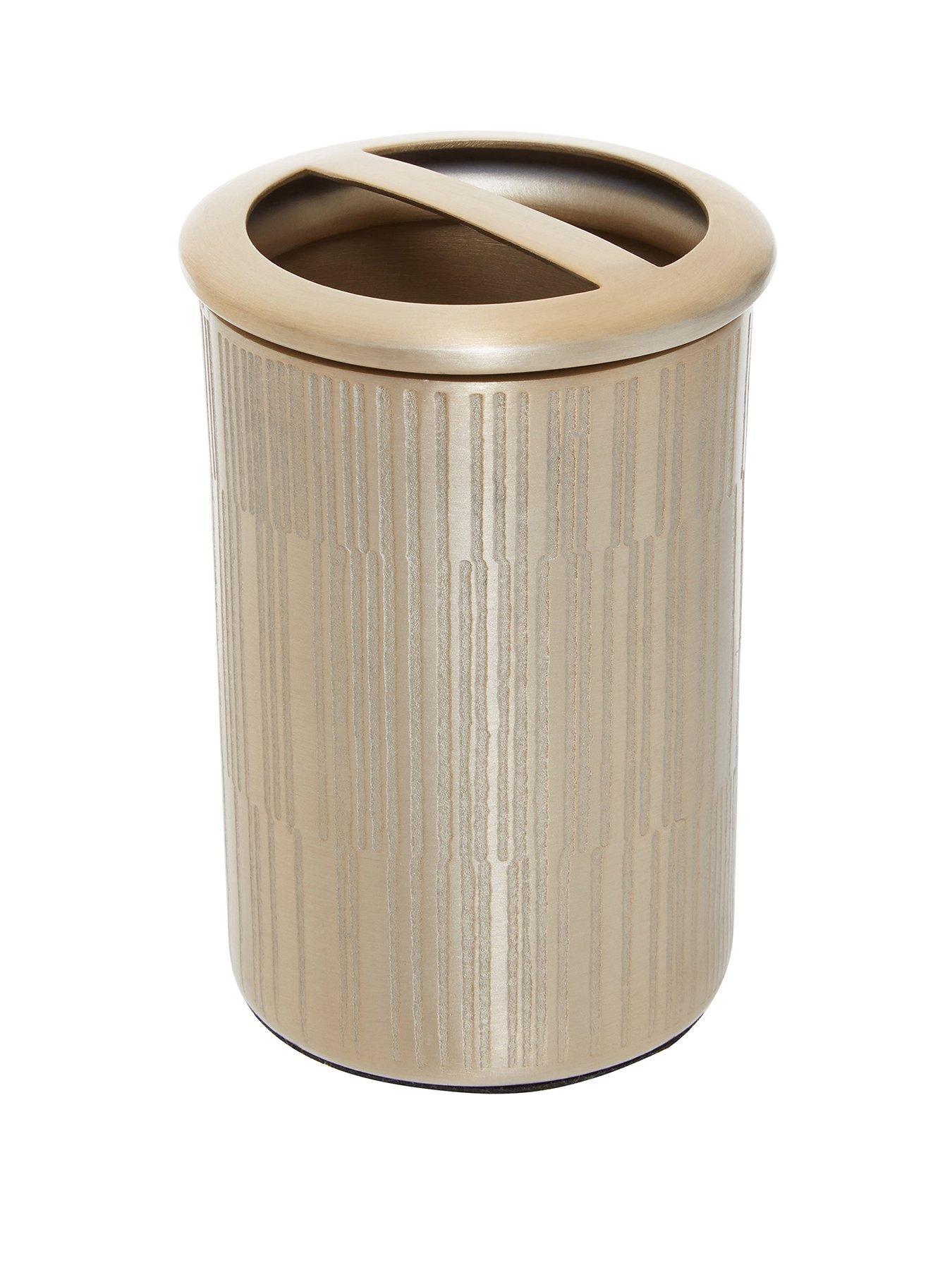 Image 1 of 4 of Interiors By Premier Allegra Champagne Finish Toothbrush Holder