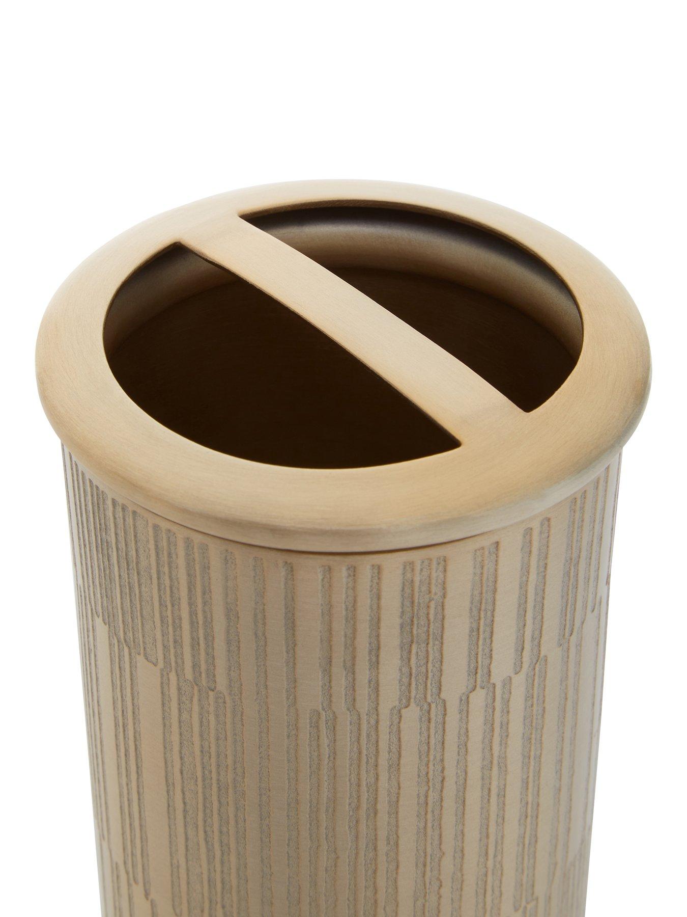 Image 2 of 4 of Interiors By Premier Allegra Champagne Finish Toothbrush Holder