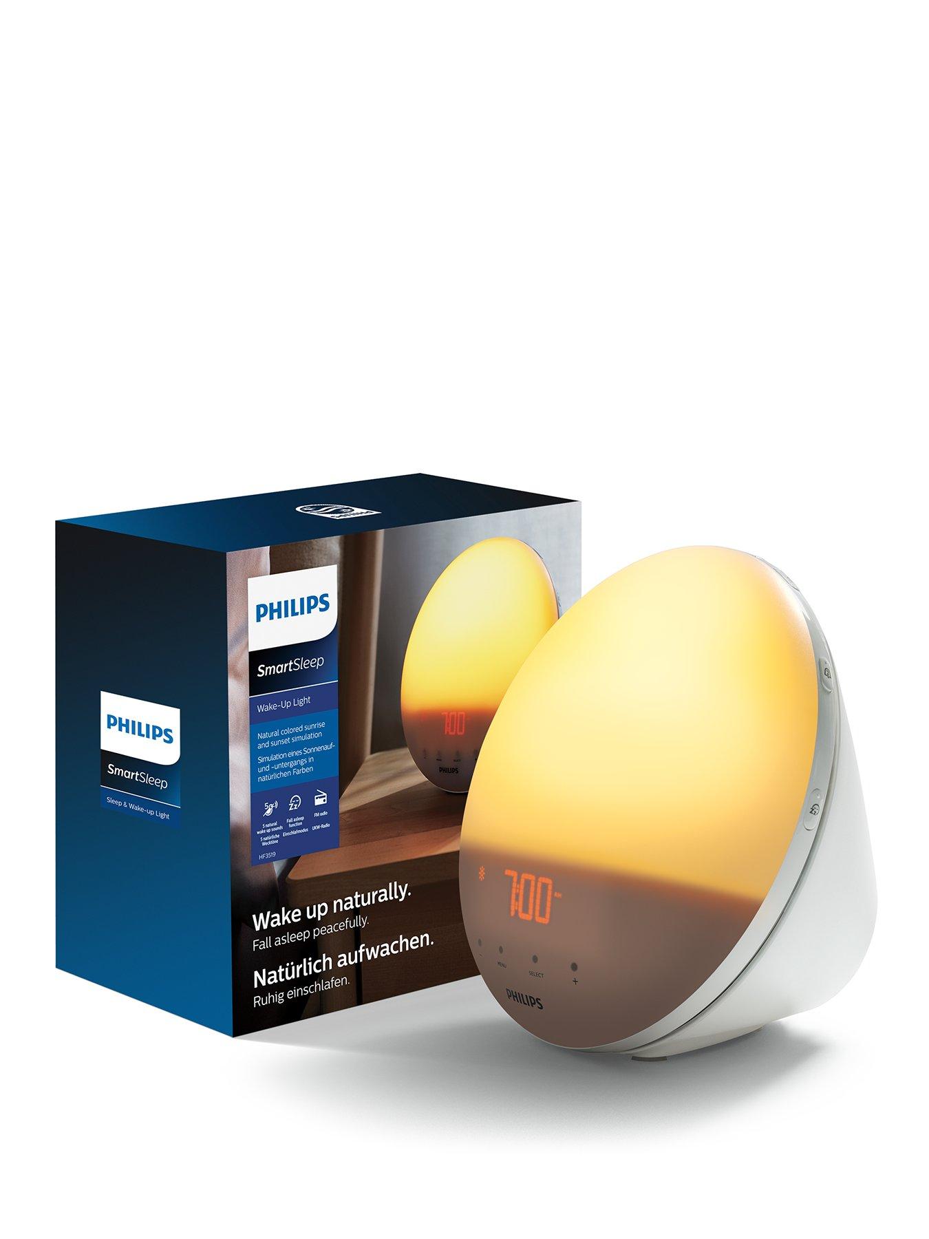 undefined SmartSleepWake-up light: Sunrise Alarm Clock with 5 Sounds, HF3519/01