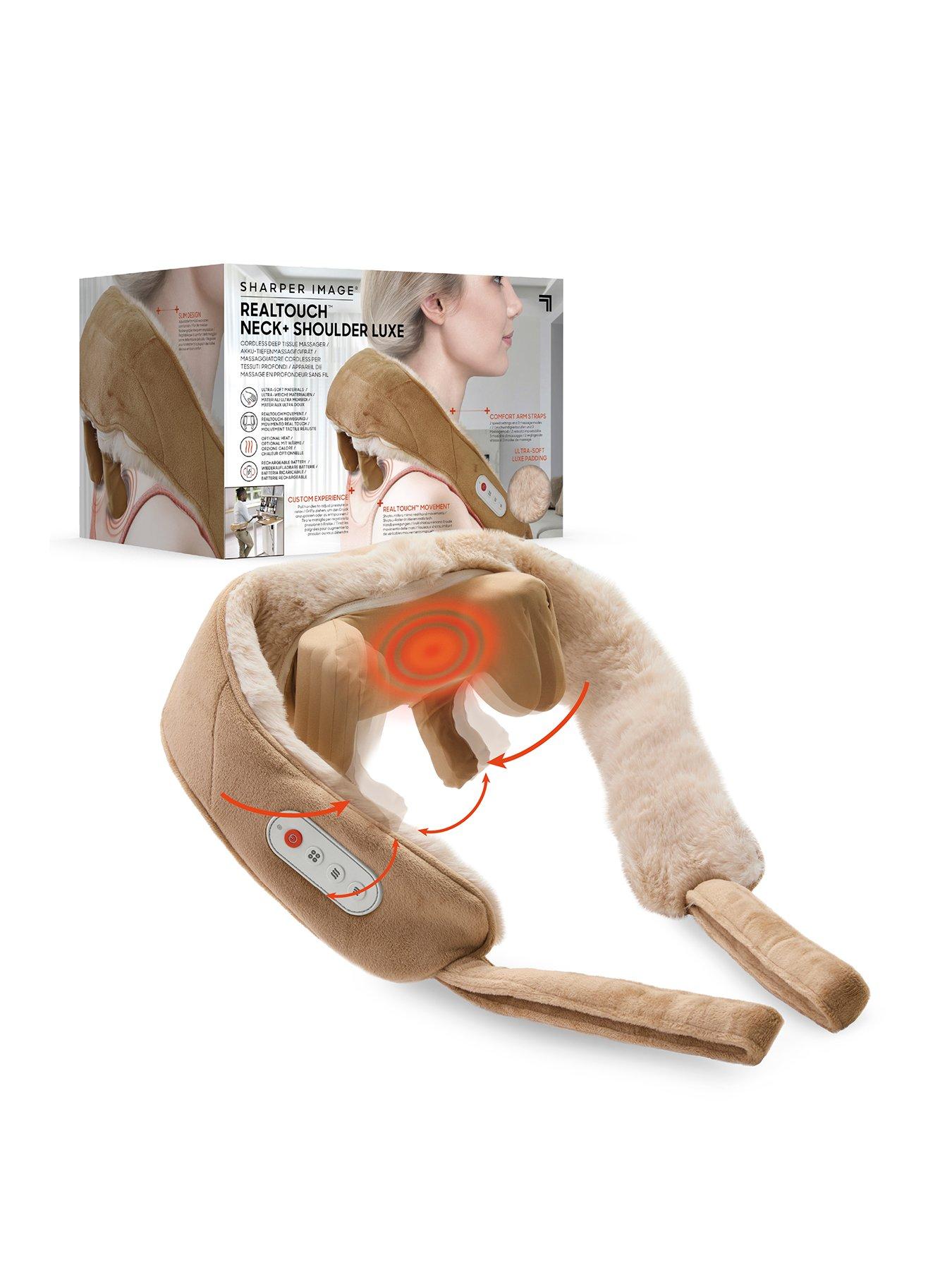  image of sharper-image-mini-neck-massager-cordless-luxe