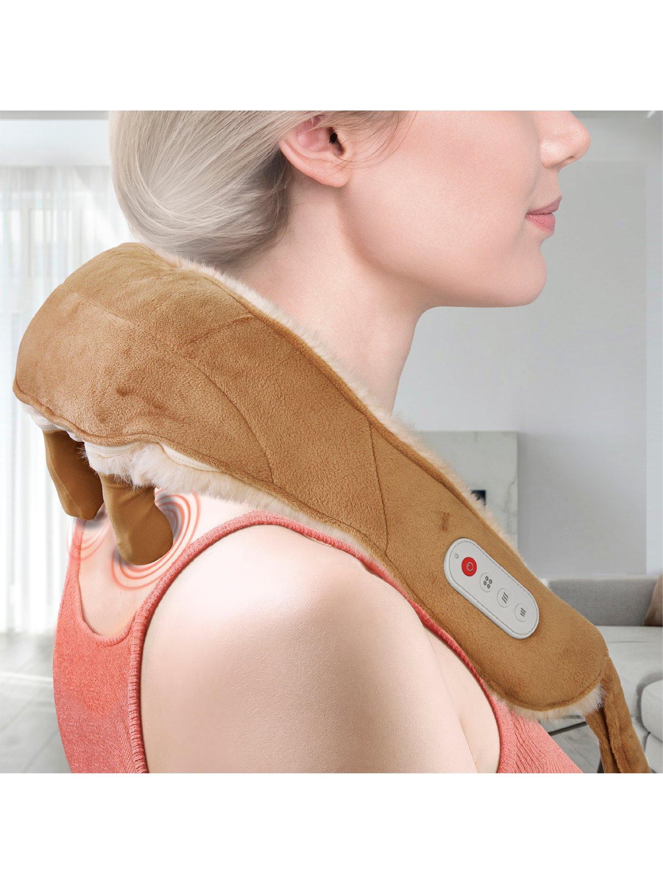  image of sharper-image-mini-neck-massager-cordless-luxe