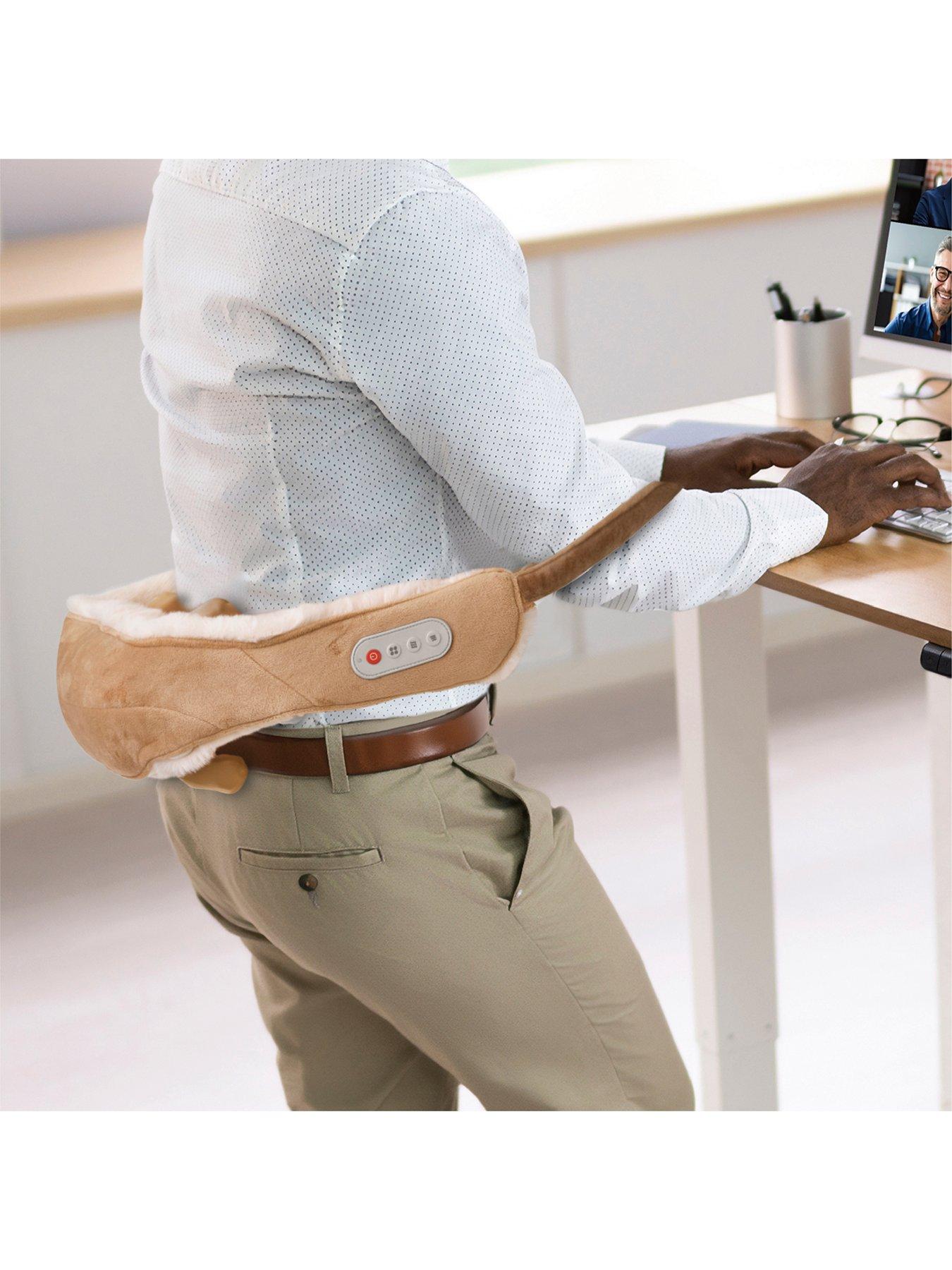  image of sharper-image-mini-neck-massager-cordless-luxe