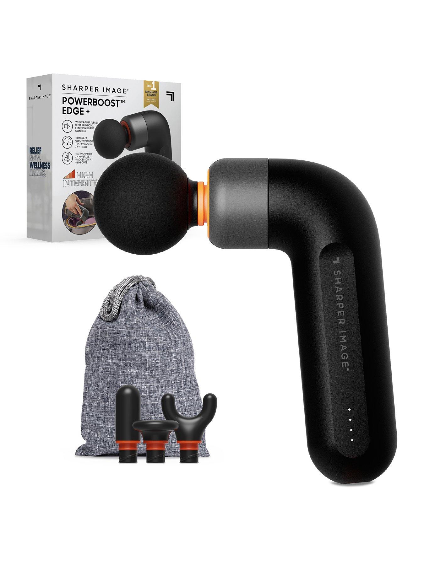 Sharper Image Power Percussion Move Edge Portable Lite Black