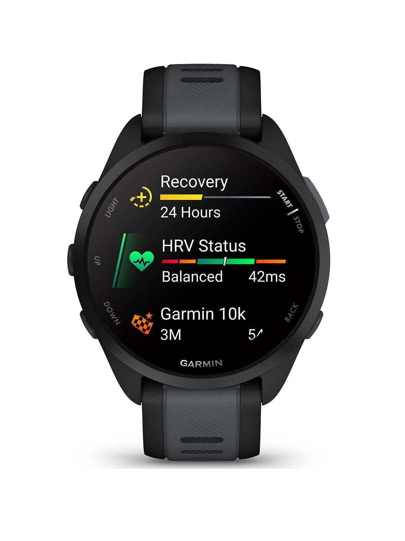  image of garmin-forerunner-165-smartwatch-withnbspmusic-gps-wifi--nbspblackslate-grey