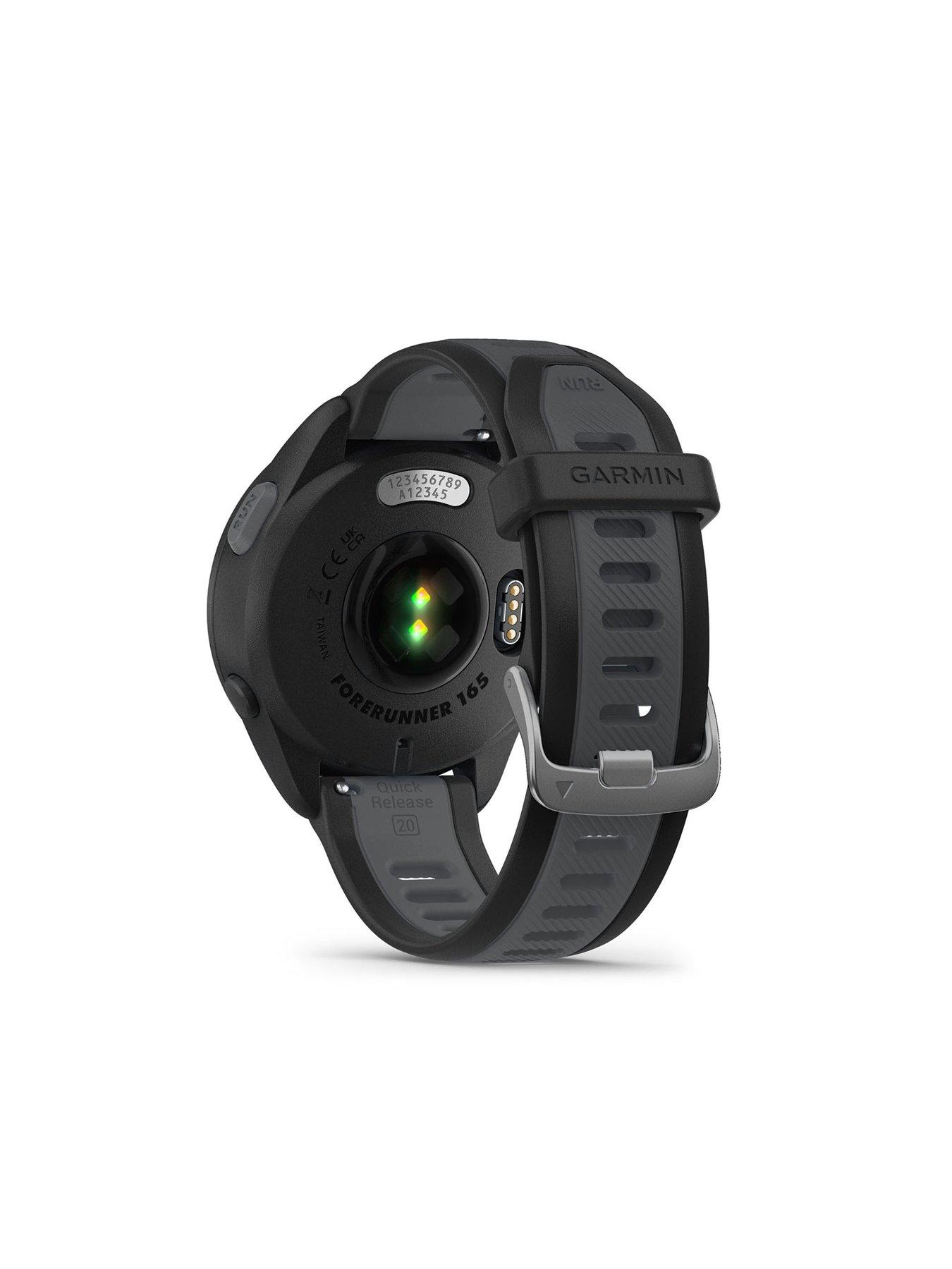  image of garmin-forerunner-165-smartwatch-withnbspmusic-gps-wifi--nbspblackslate-grey