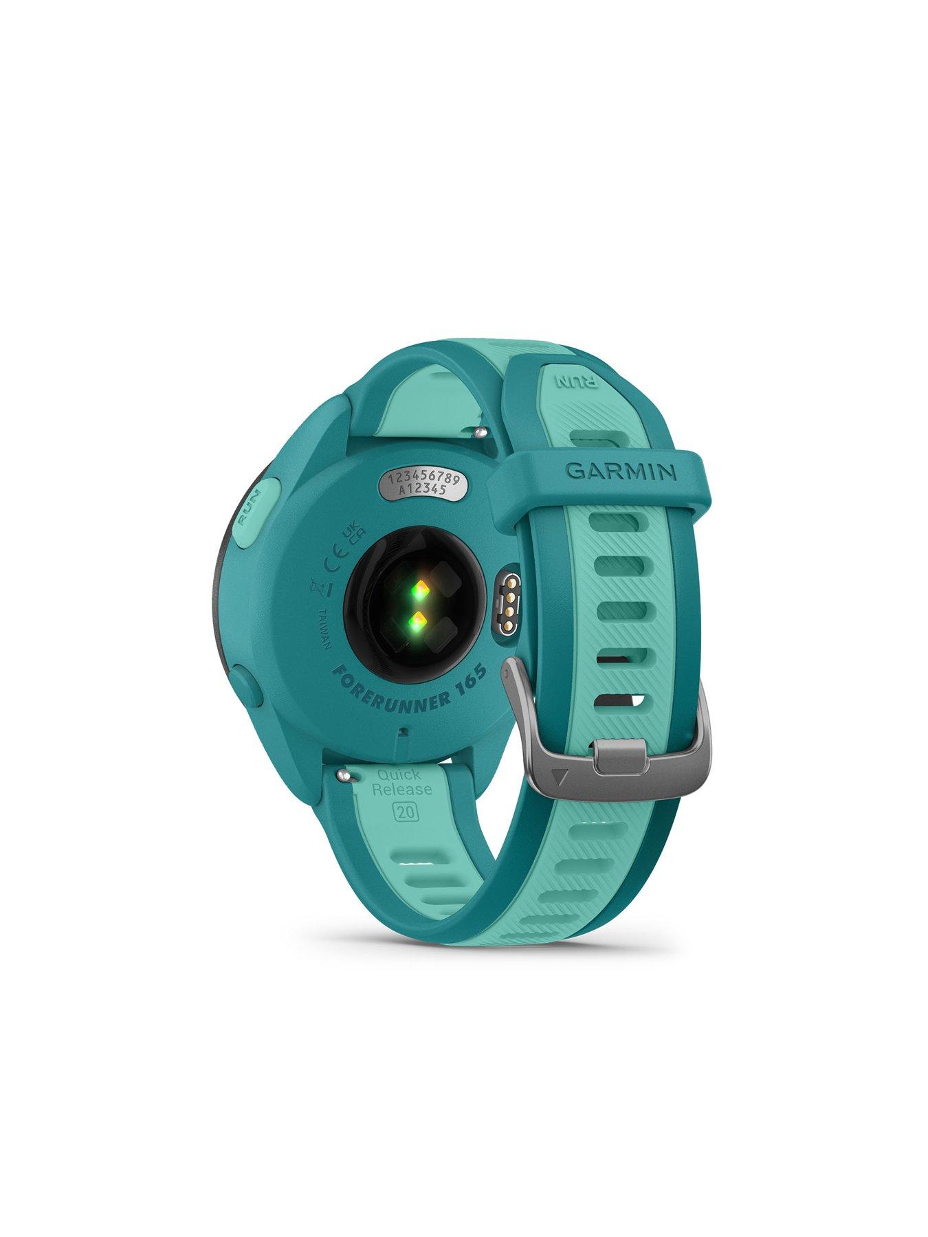  image of garmin-forerunner-165-smartwatch-withnbspmusic-gps-wifi--nbspturquoiseaqua