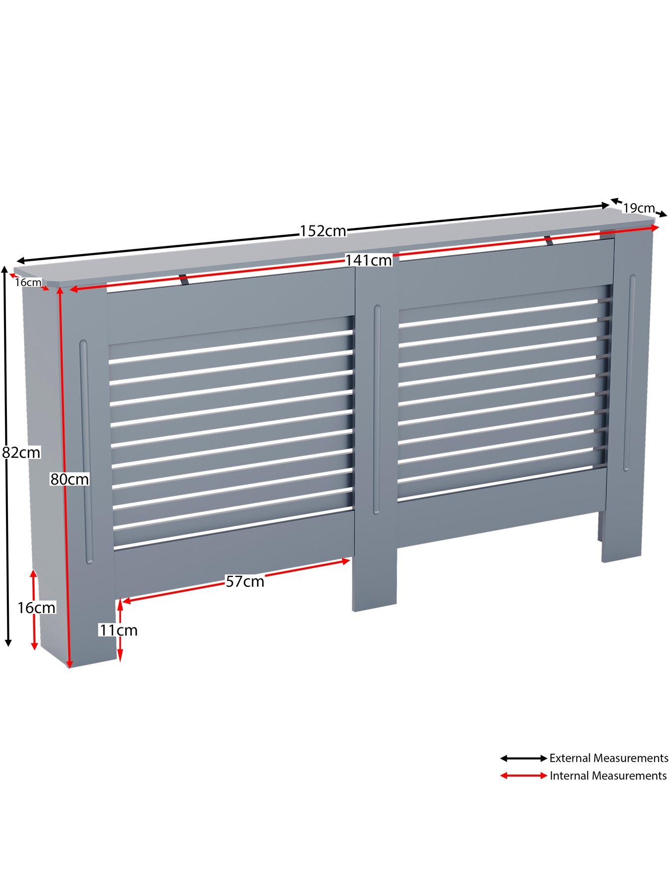 Image 7 of 7 of Vida Designs Milton Large Radiator Cover
