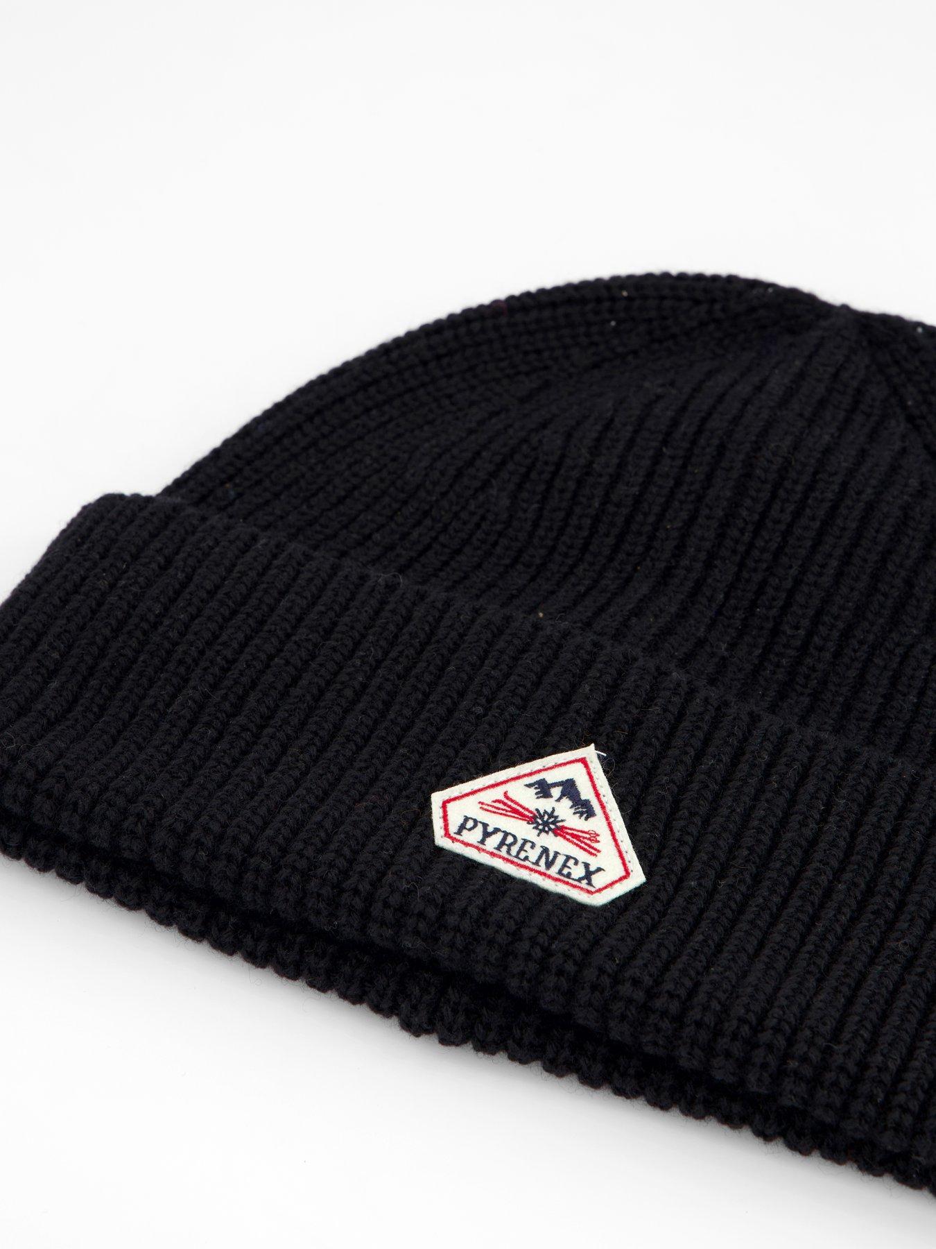  image of pyrenex-gomma-cuffed-beanie-black