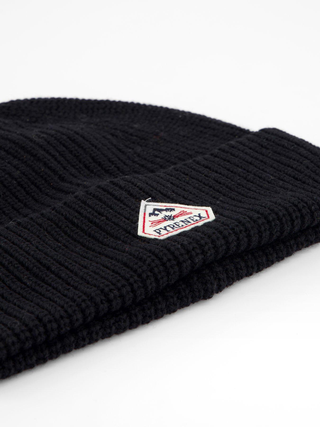  image of pyrenex-gomma-cuffed-beanie-black