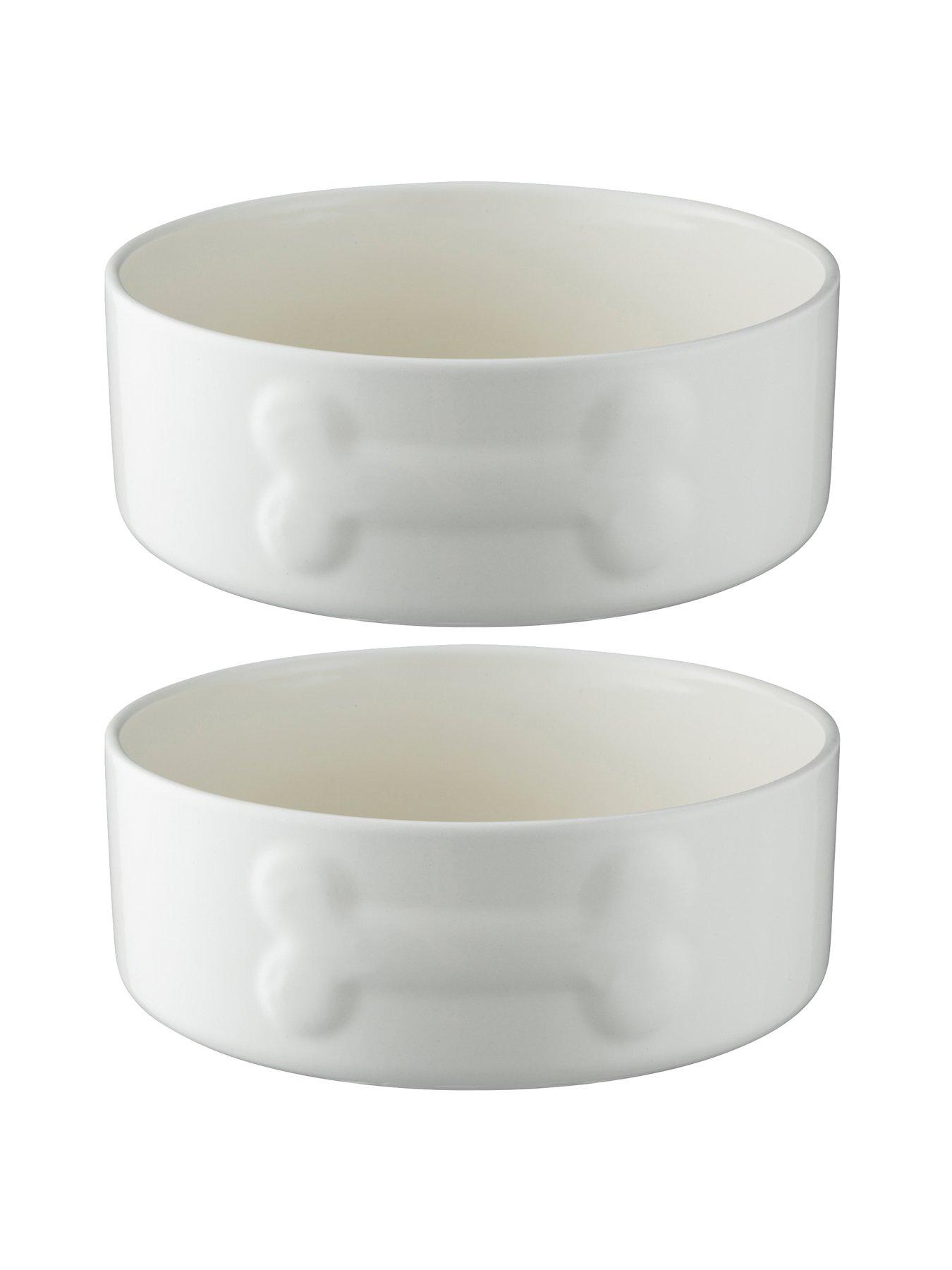 Image 6 of 6 of Mason Cash Colour Mix Set Of 2 Dog Bowls Cream