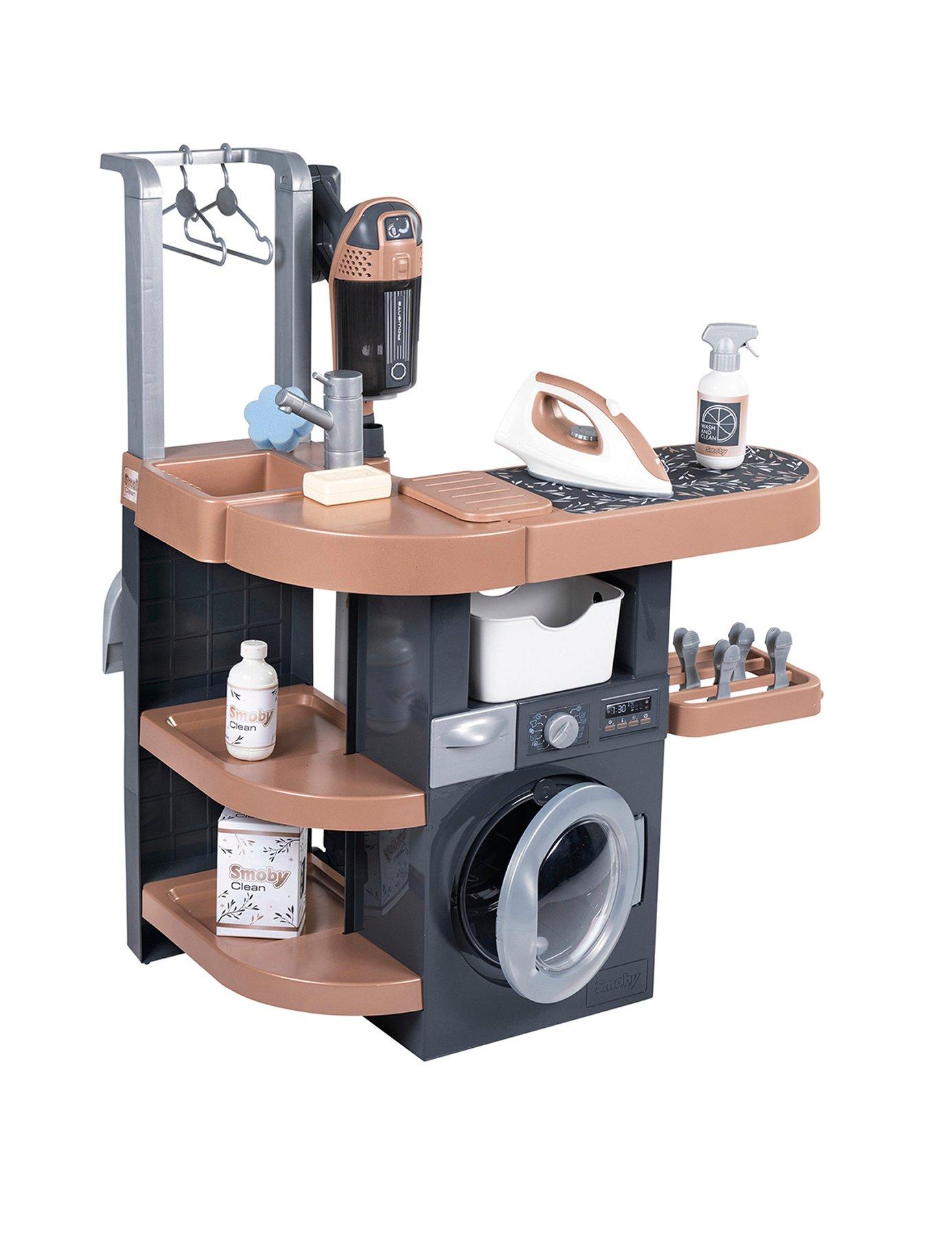 Image 1 of 7 of Smoby Rowenta Wash &amp; Clean Laundry Playset