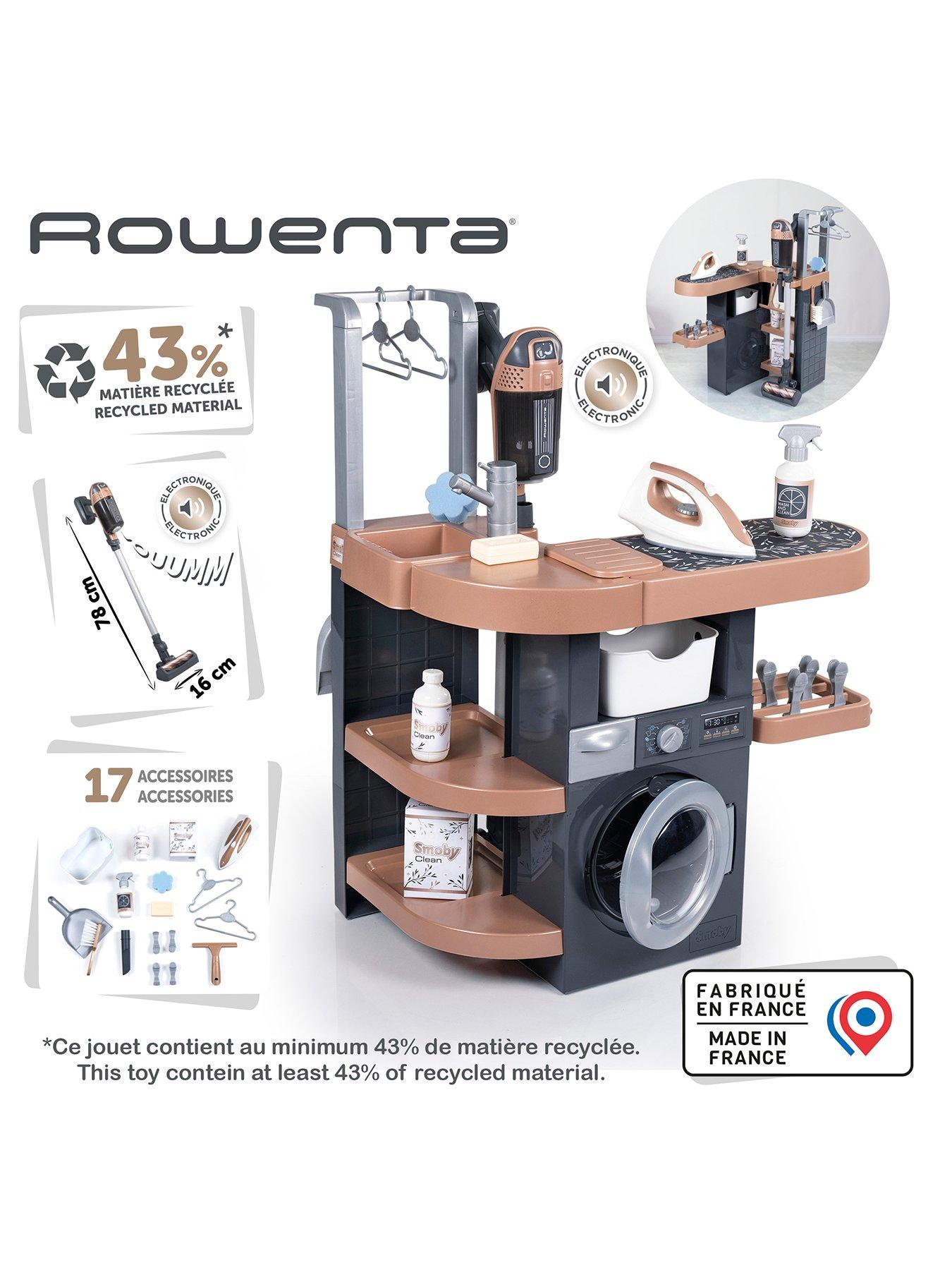 Image 2 of 7 of Smoby Rowenta Wash &amp; Clean Laundry Playset