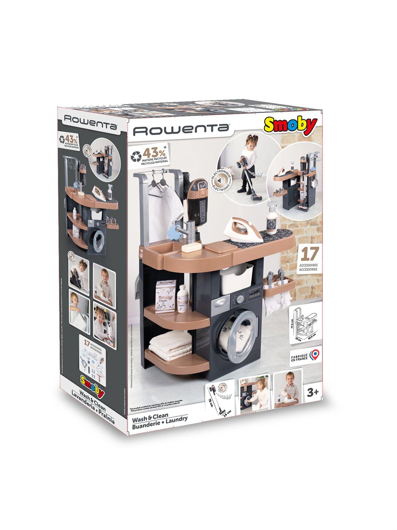 Image 7 of 7 of Smoby Rowenta Wash &amp; Clean Laundry Playset