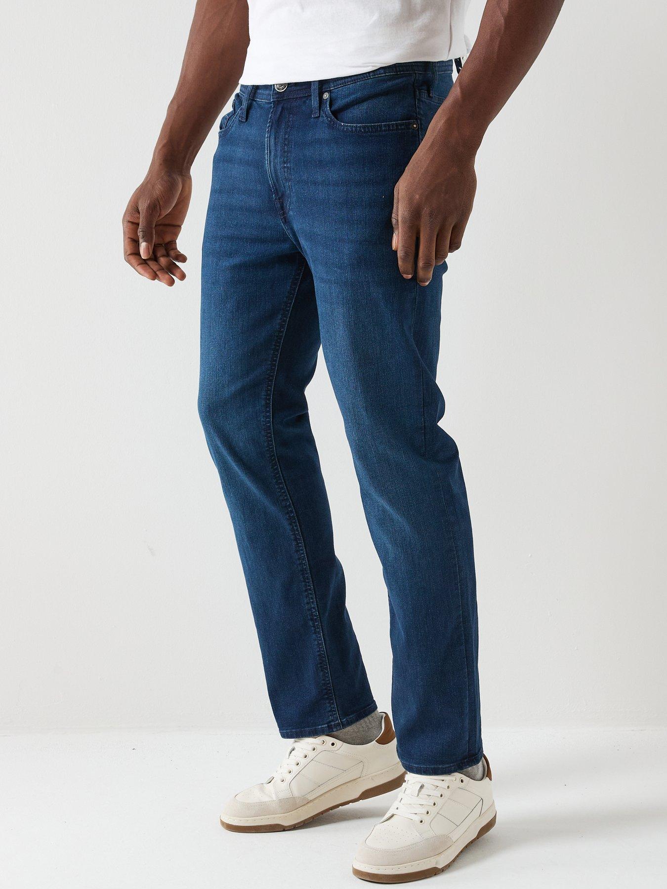  image of jack-jones-clark-regular-fit-jeans-blue