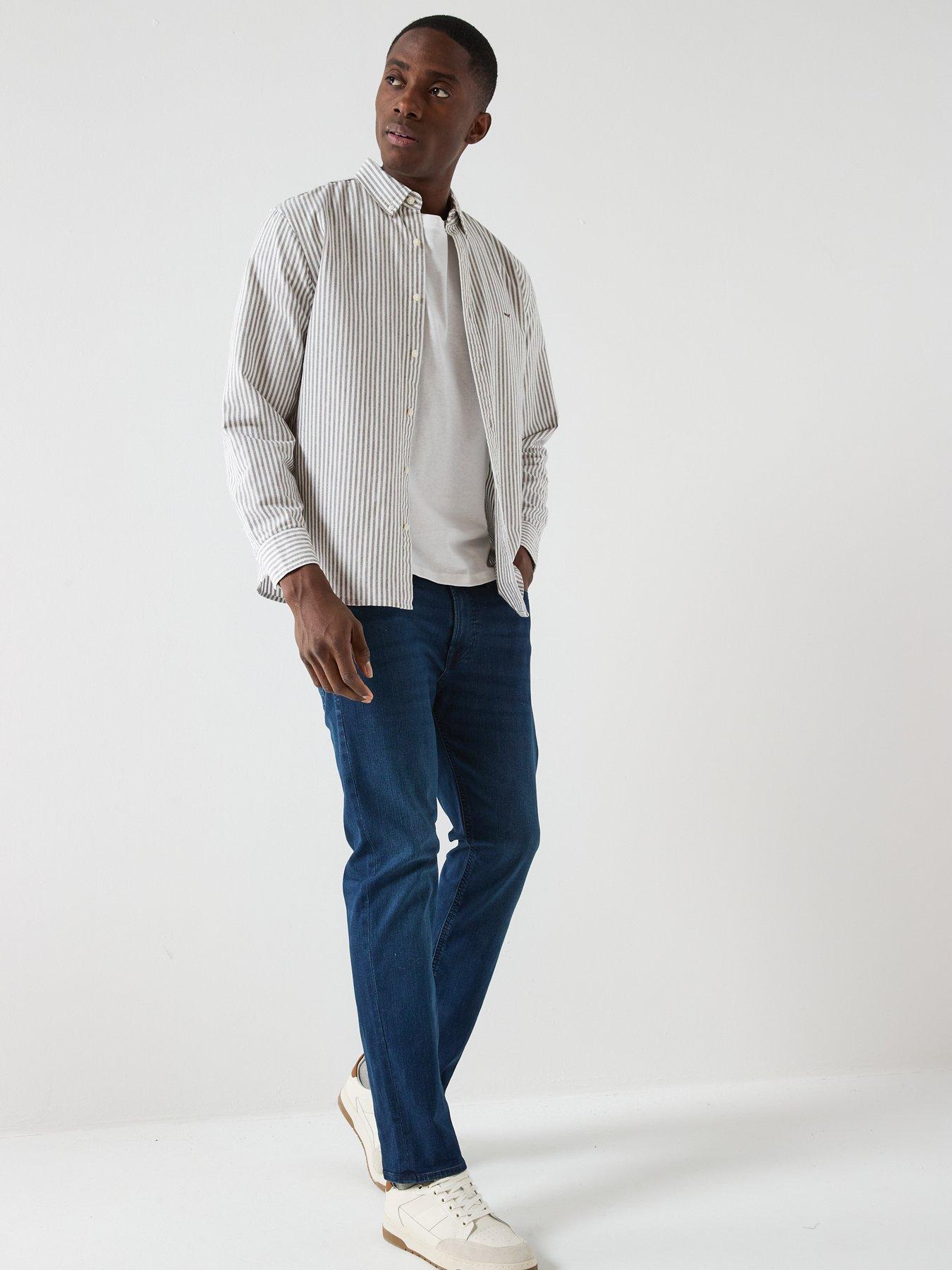  image of jack-jones-clark-regular-fit-jeans-blue