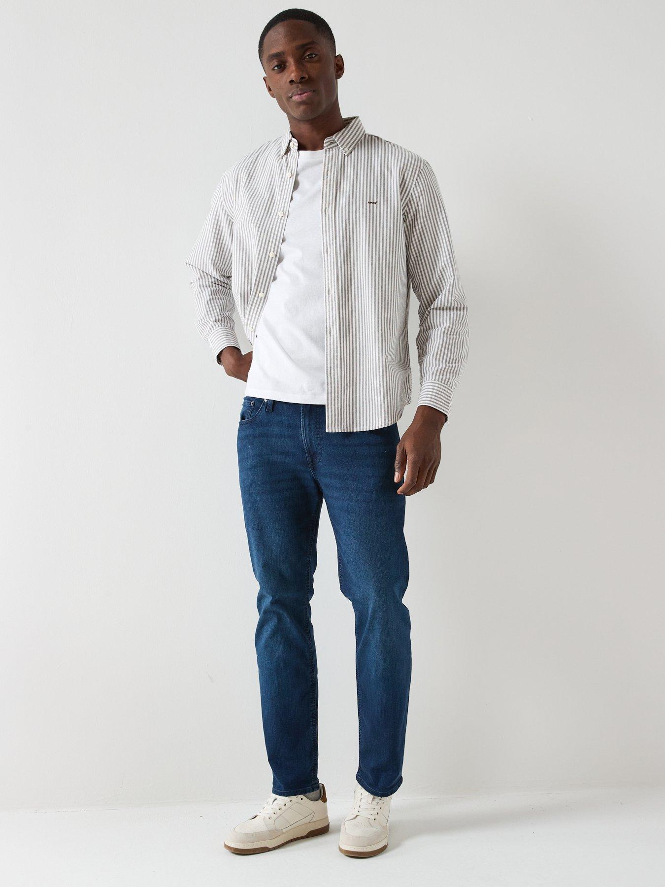  image of jack-jones-clark-regular-fit-jeans-blue