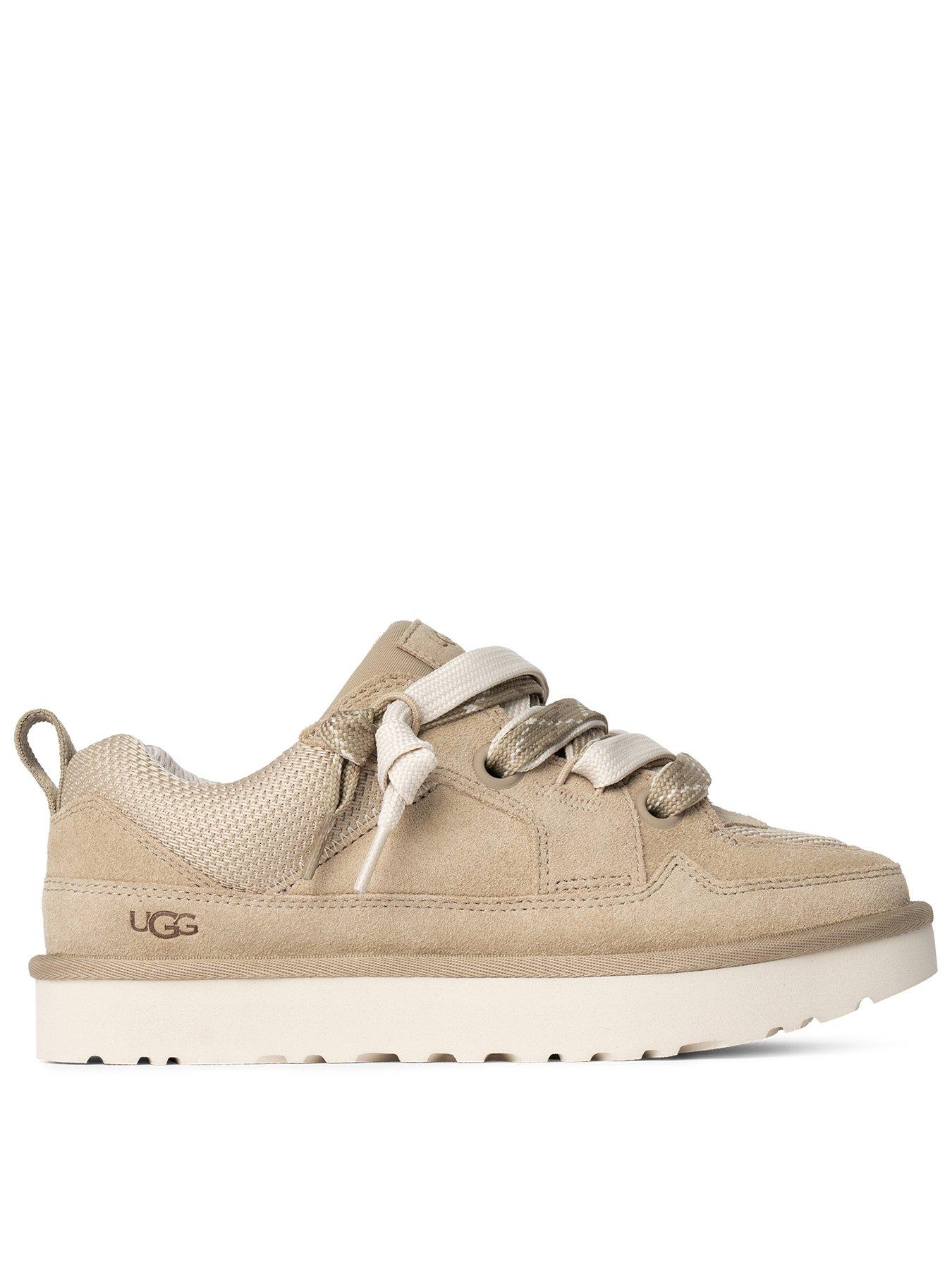  image of ugg-mens-lo-lowmel-trainer-light-beige