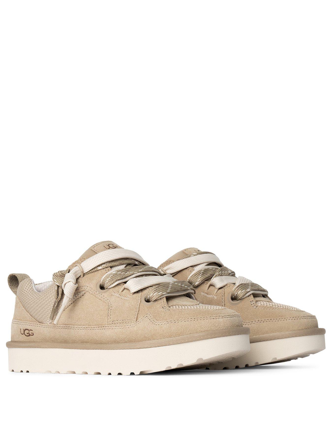  image of ugg-mens-lo-lowmel-trainer-light-beige