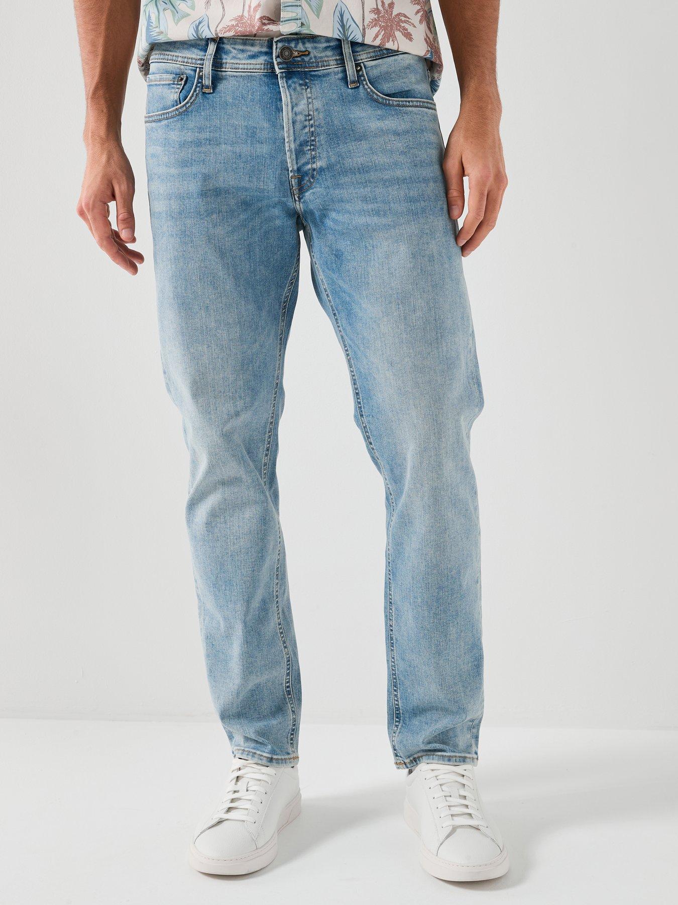 Jack & Jones Mike Original Tapered 171 Fit Jeans - Blue