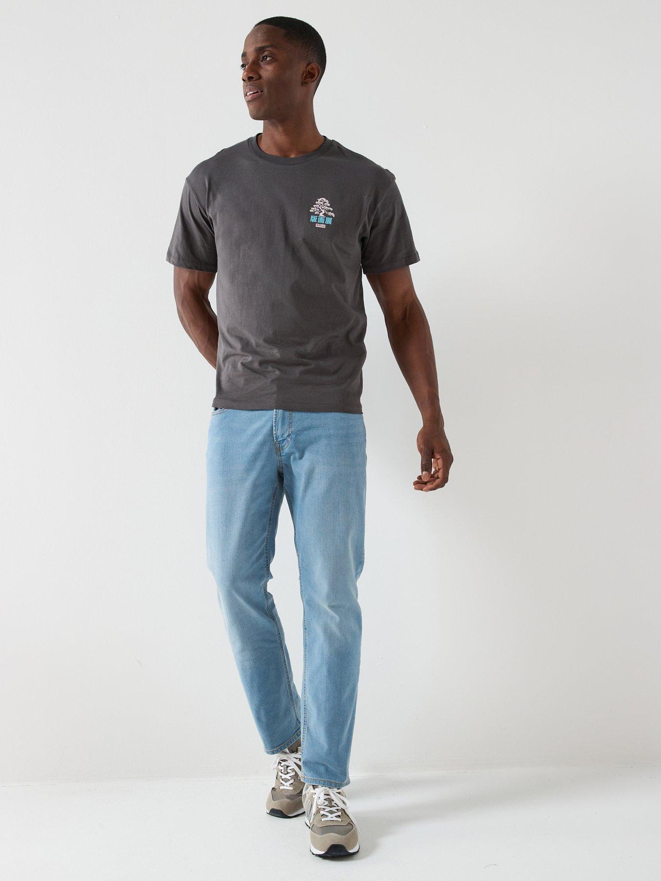 Image 3 of 4 of Jack & Jones Clark Regular Fit Jeans - Blue