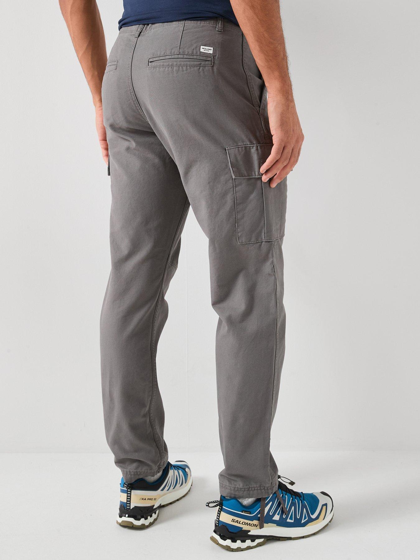 Image 2 of 4 of Jack & Jones Kane Cargo Pants - Grey