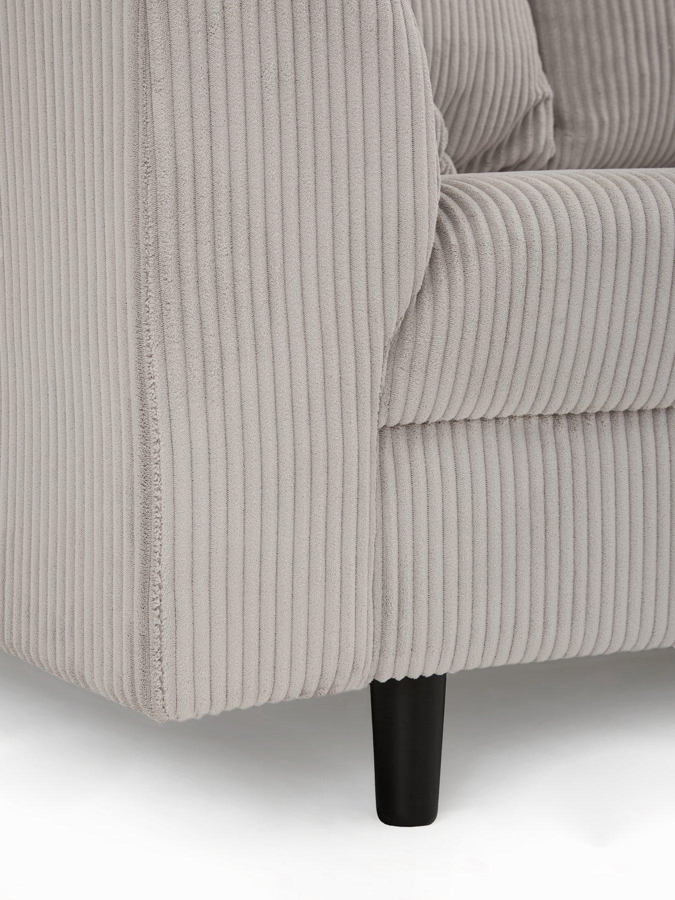 Image 5 of 7 of Very Home Rune Cord Lh Corner+Footstool