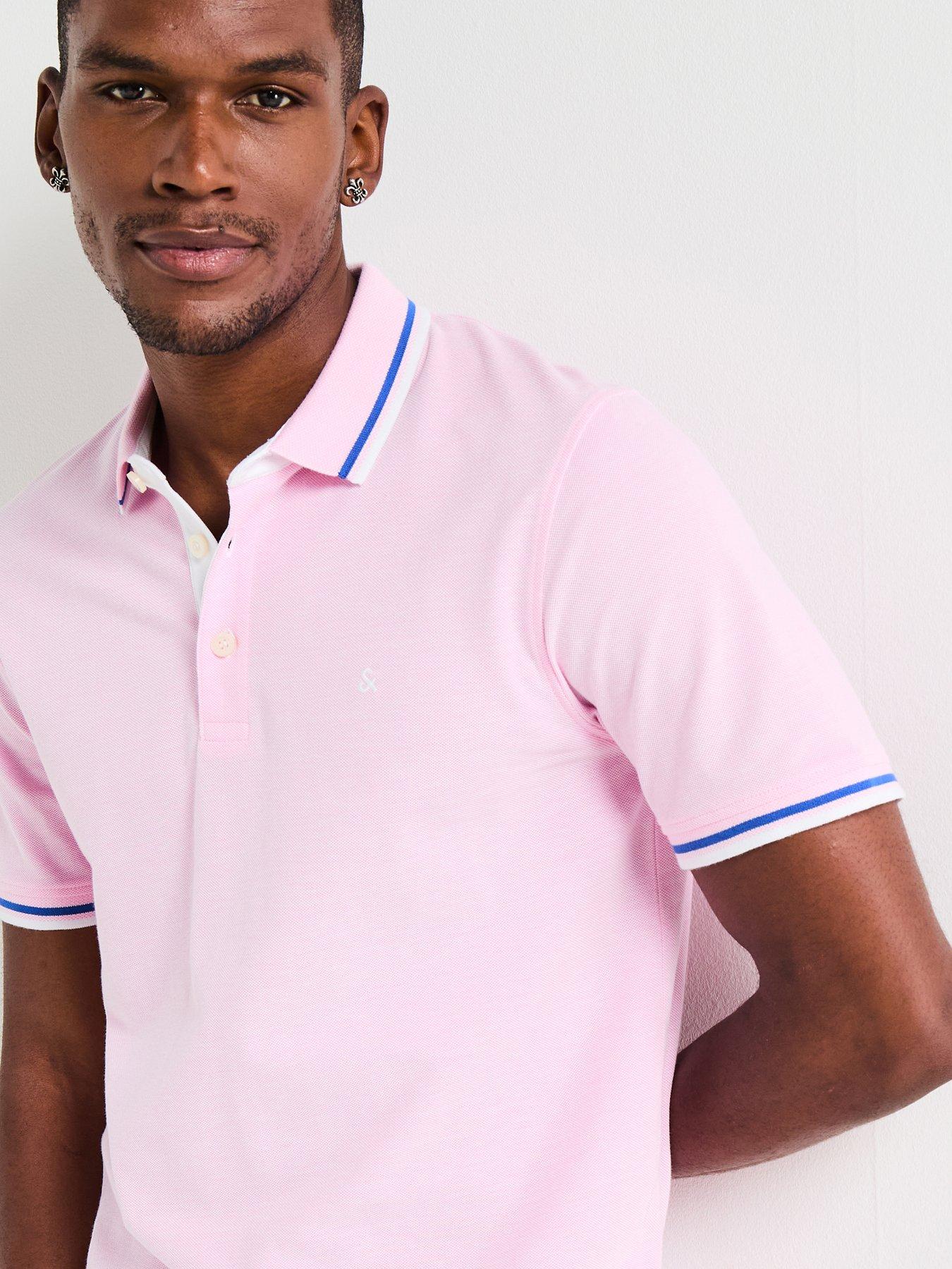 Jack & Jones Paulos Short Sleeve Polo Shirt - Pink