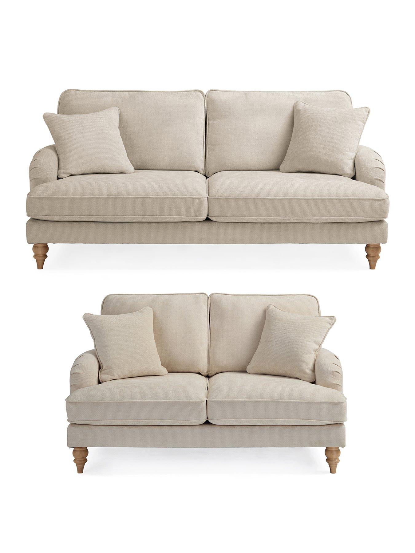 Image 2 of 7 of Michelle Keegan Home Hepburn 3 Seater + 2 Seater Fabric Sofa Set (Buy &amp; SAVE!) - FSC&reg; Certified