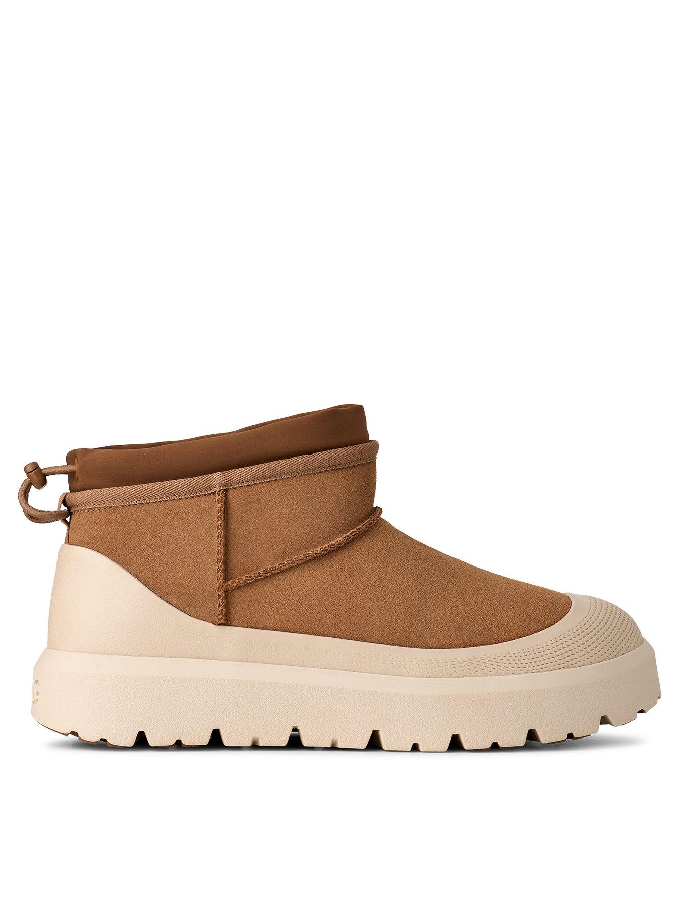 front image of ugg-mens-ultra-mini-weather-hybrid-boot-light-brown