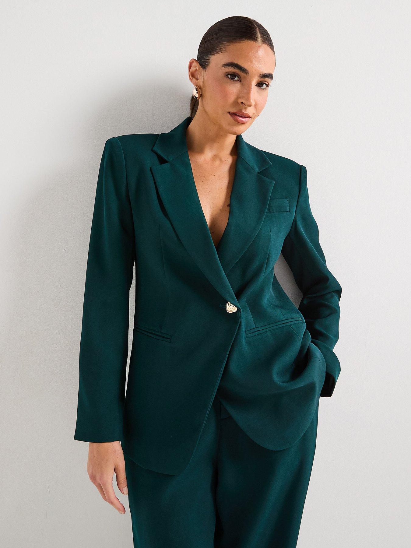 style-cheat-gold-button-tailored-blazer-green