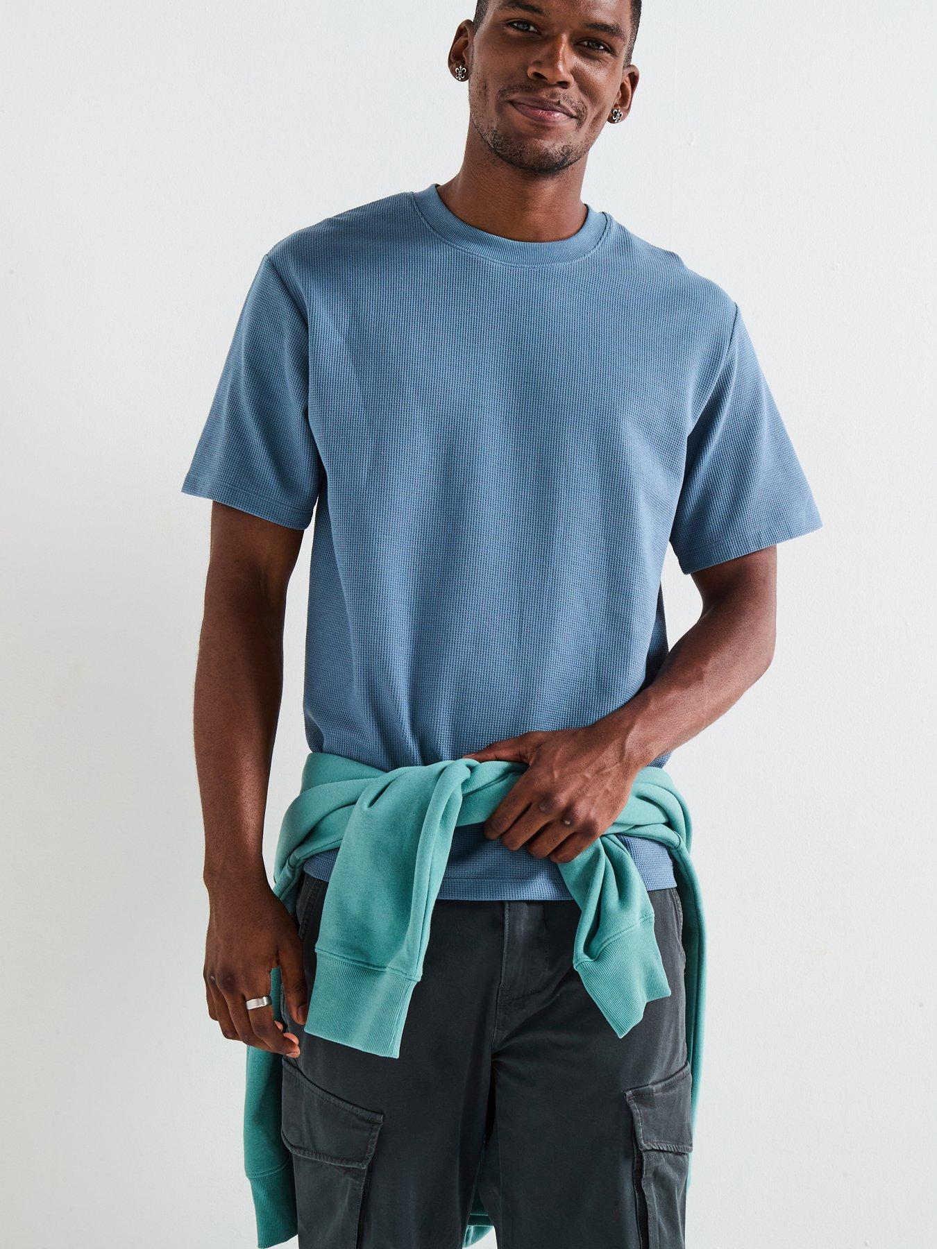 Jack & Jones Austin Short Sleeve Crew Neck T-Shirt - Blue