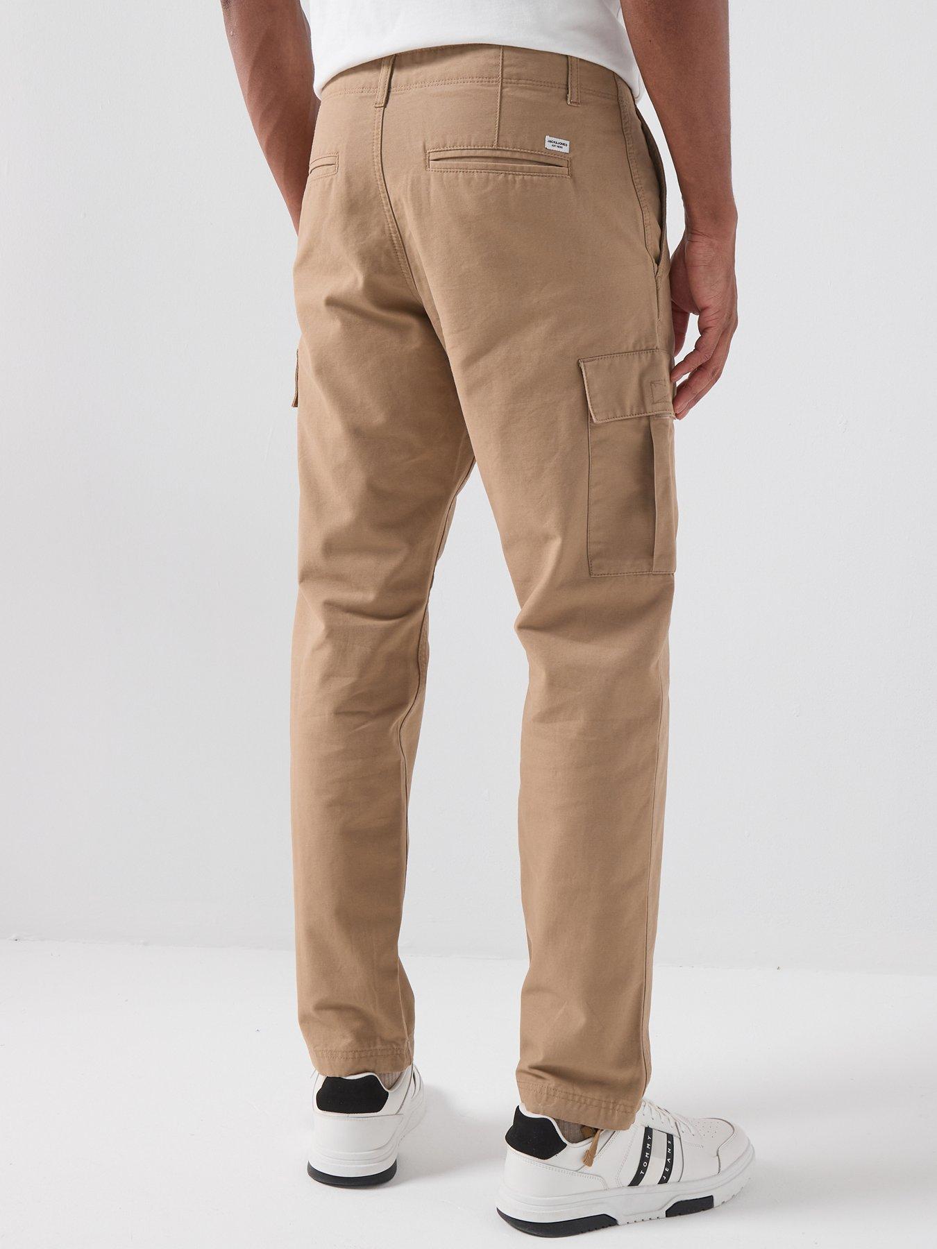  image of jack-jones-kane-cargo-trousers-light-brown