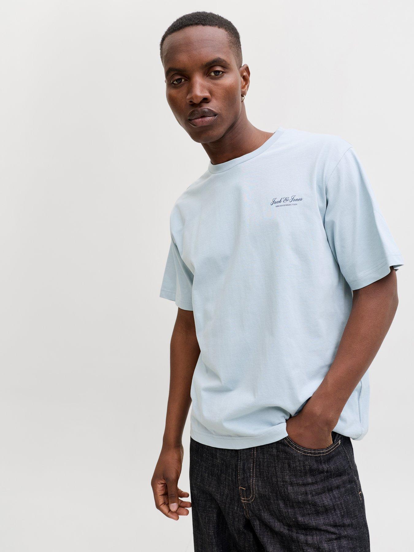 Jack & Jones Archive Graphic Short Sleeve T-Shirt - Blue