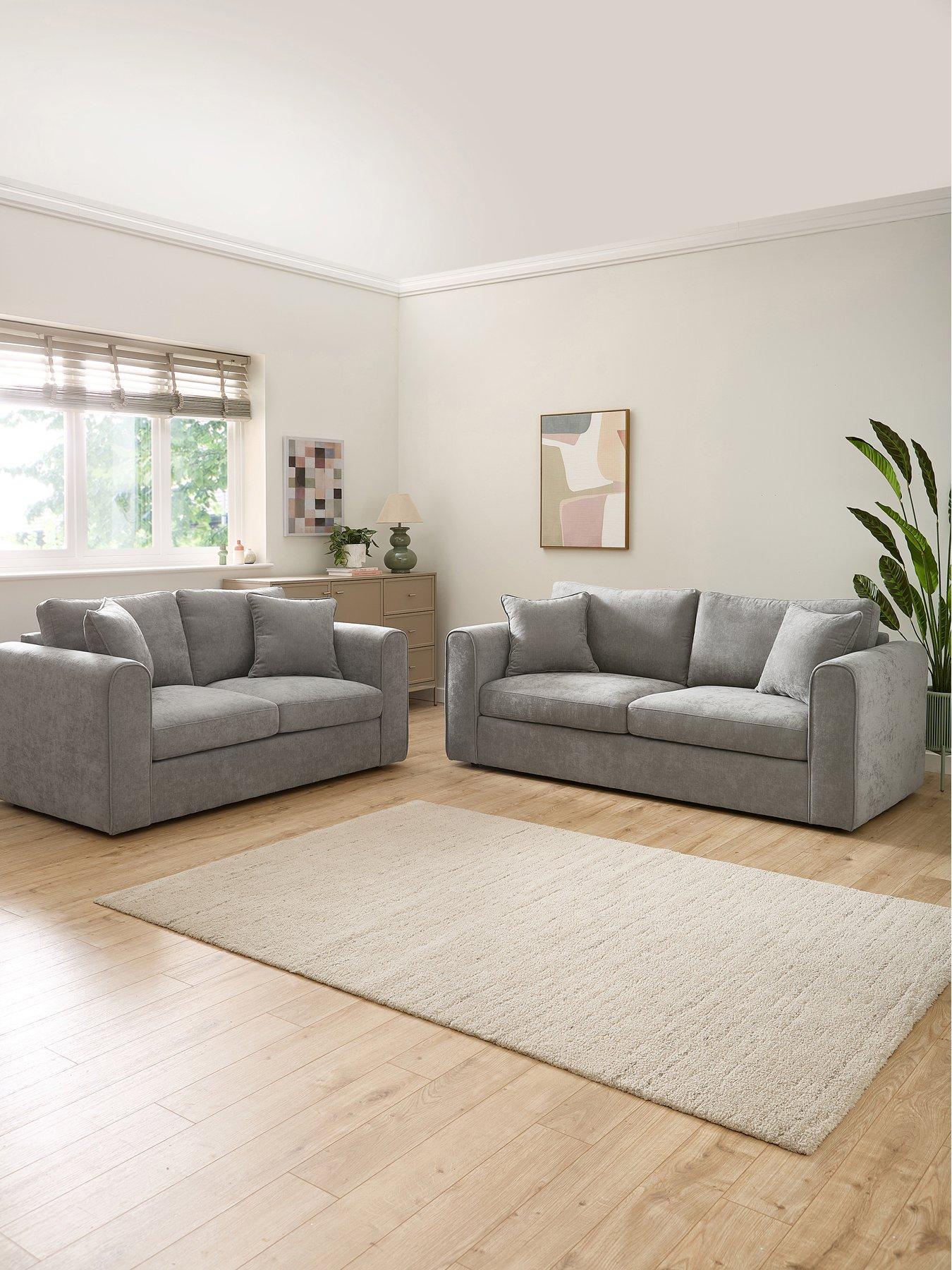 The Very Collection Nylah Fabric 3 + 2 Seater Sofa Set (Buy  &  SAVE!) - FSC® Certified