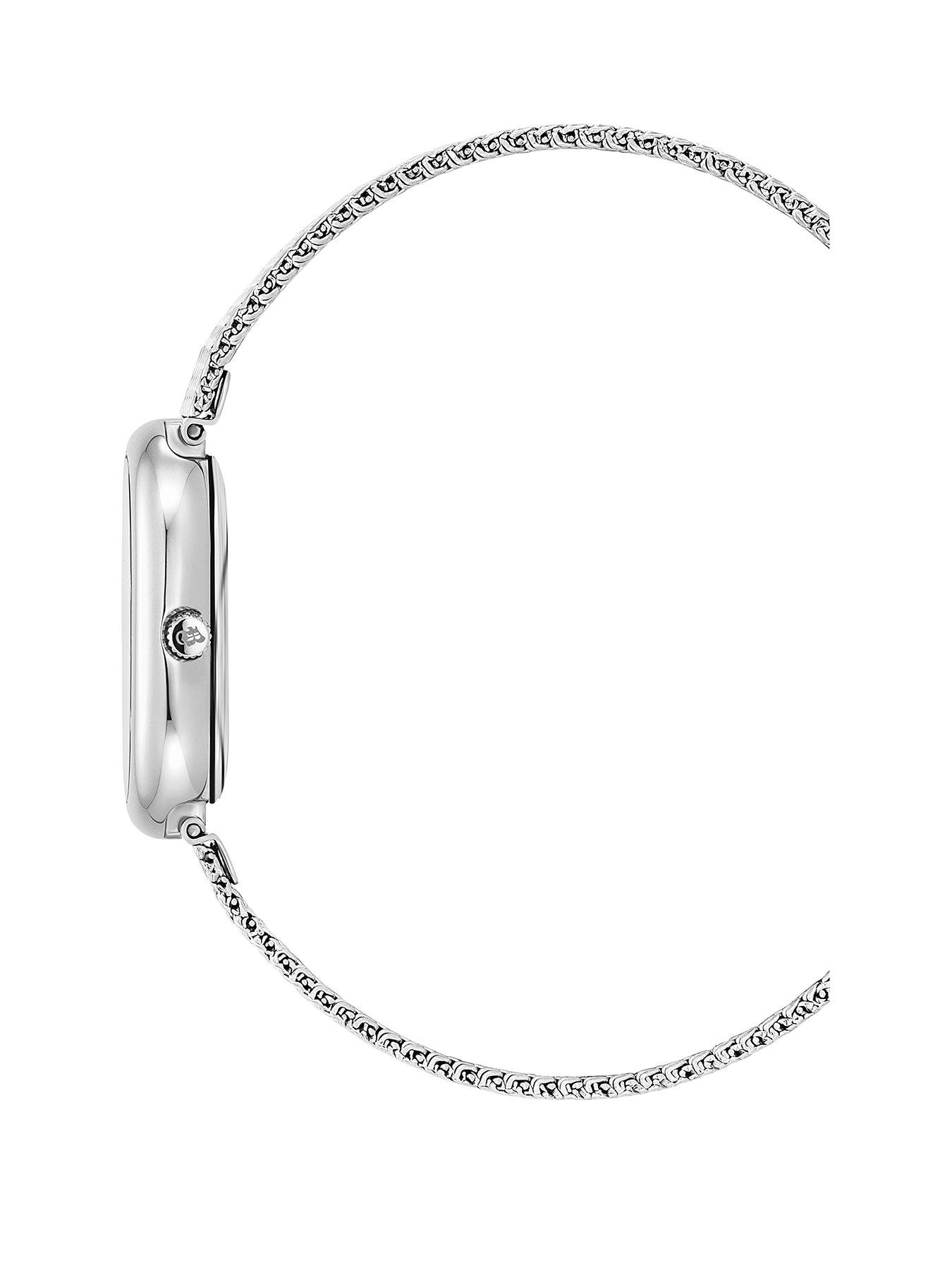 Image 2 of 4 of Jacques Du Manoir Nobelesse Stainless Steel Mesh Watch - Silver