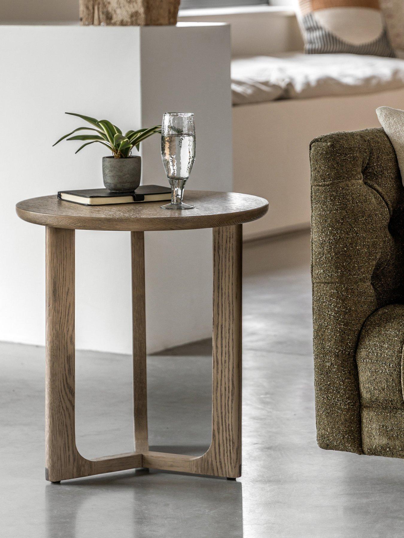undefined Craft Side Table - Smoked Oak