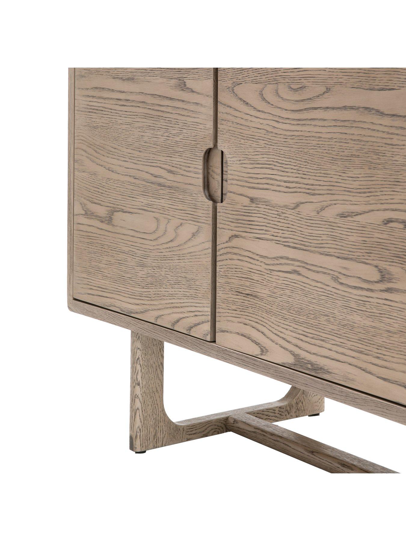Image 5 of 7 of Gallery Direct Craft 4 Door Sideboard - Smoked Oak