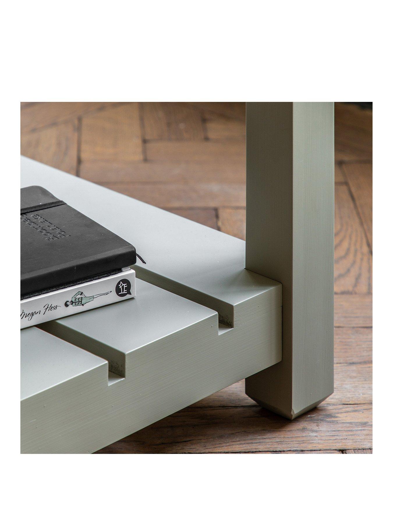 Image 3 of 4 of Gallery Direct Eton Side Table - Prairie- Contains Solid Wood
