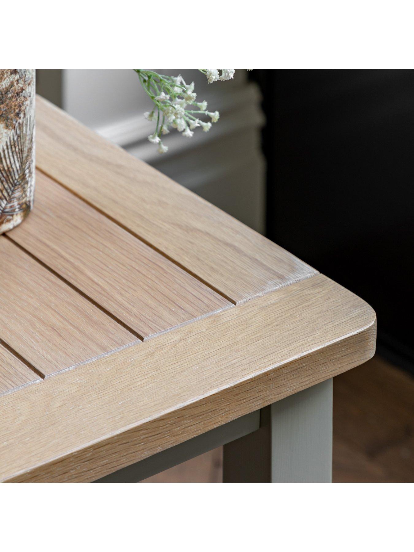 Image 4 of 4 of Gallery Direct Eton Side Table - Prairie- Contains Solid Wood