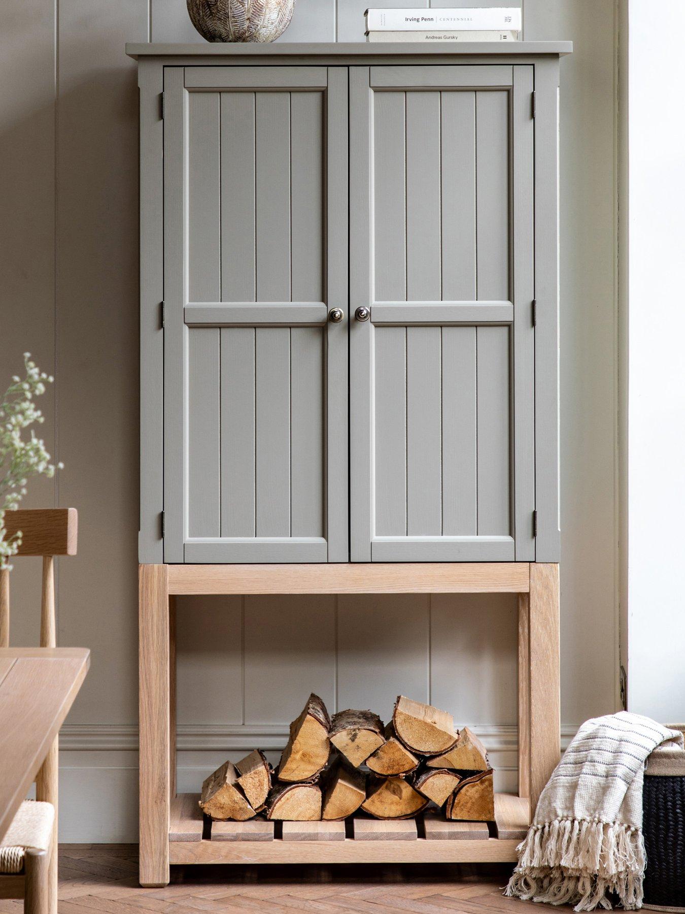 Image 1 of 6 of Gallery Direct Eton 2 Door Storage Unit - Prairie - Contains Solid Wood