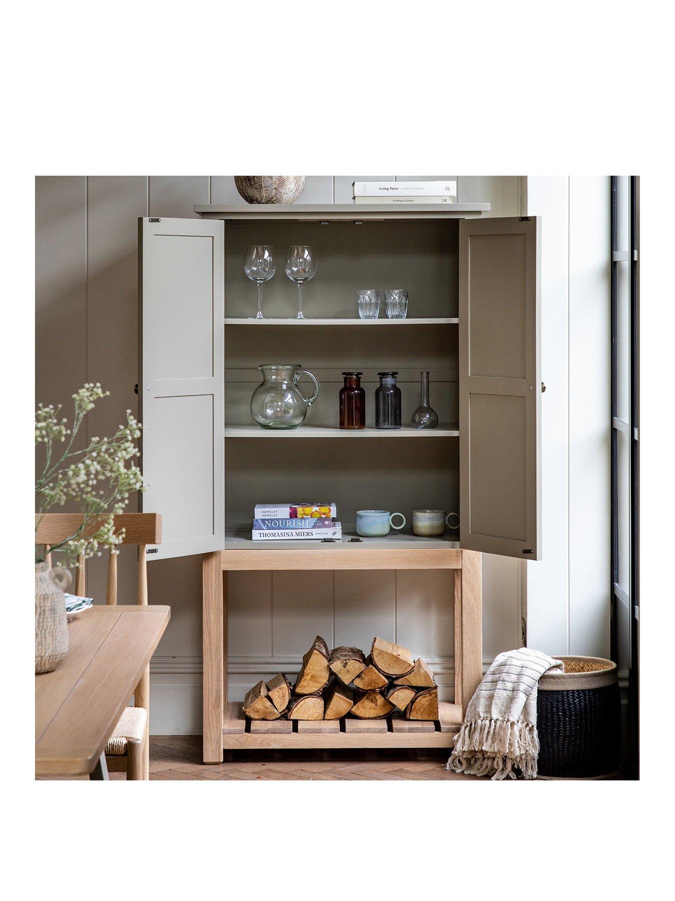 Image 3 of 6 of Gallery Direct Eton 2 Door Storage Unit - Prairie - Contains Solid Wood