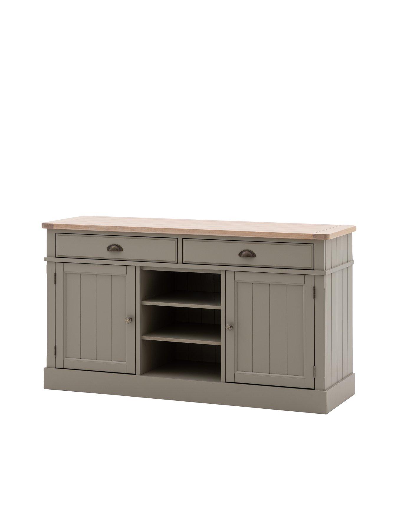 Image 7 of 7 of Gallery Direct Eton 2 Door 2 Drawer Sideboard - Prairie - Contains Solid Wood