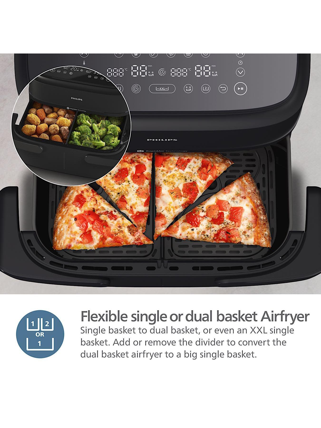 Image 2 of 8 of Philips 1000 Series NA150/09 Dual Basket Air Fryer