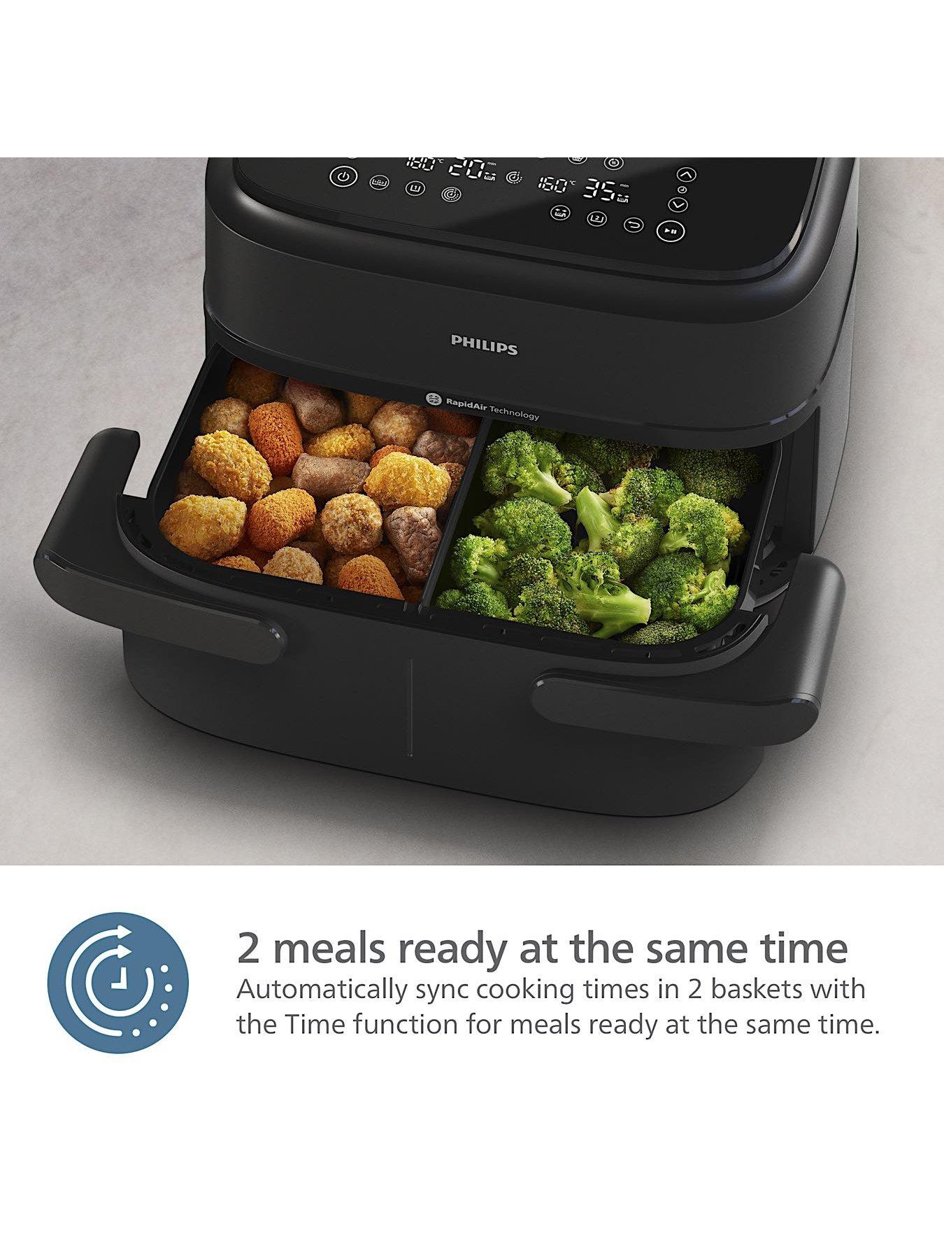 Image 5 of 8 of Philips 1000 Series NA150/09 Dual Basket Air Fryer