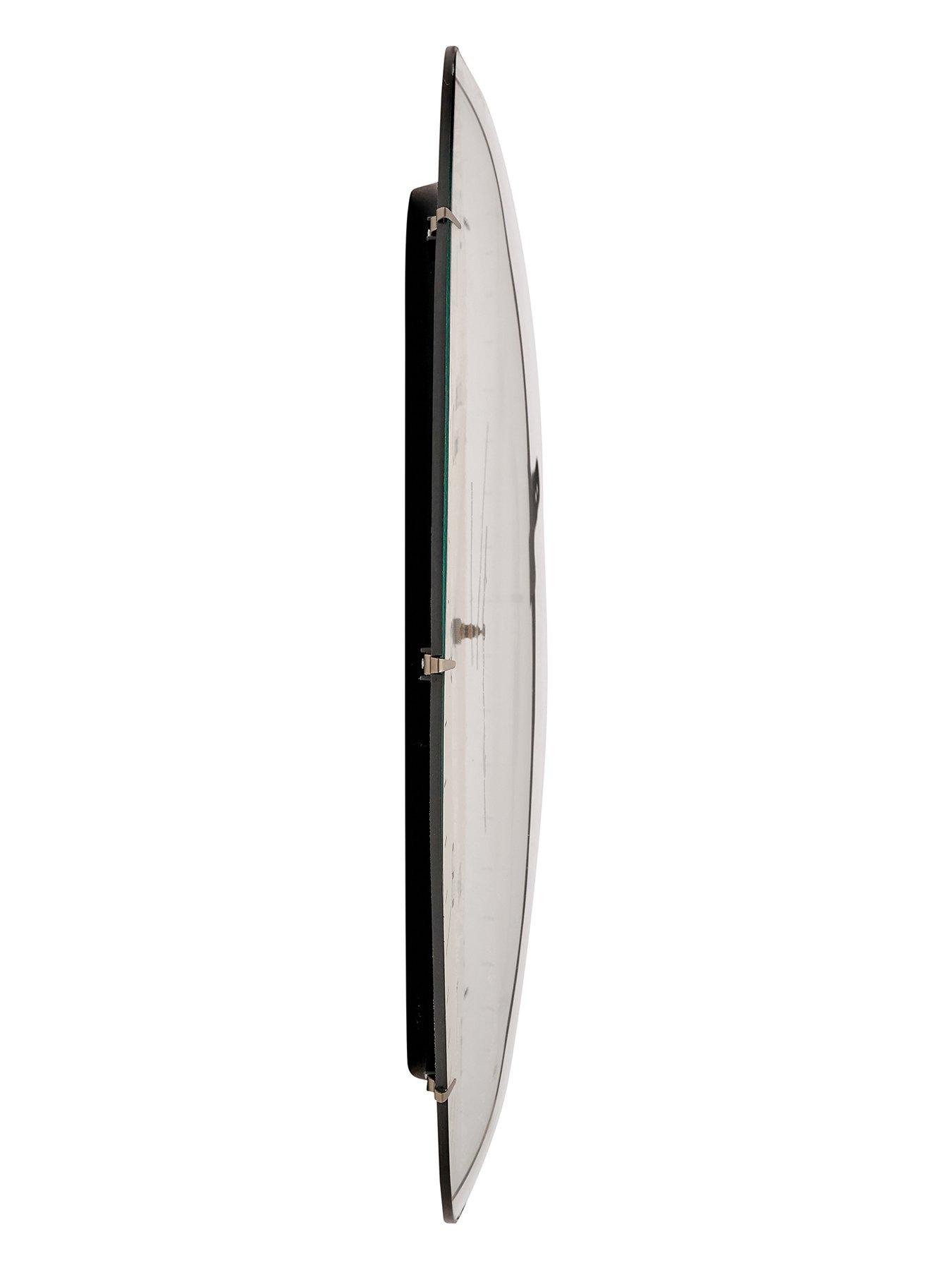 Image 5 of 6 of Pacific Lifestyle Cream and Black Dome Glass Wall Clock